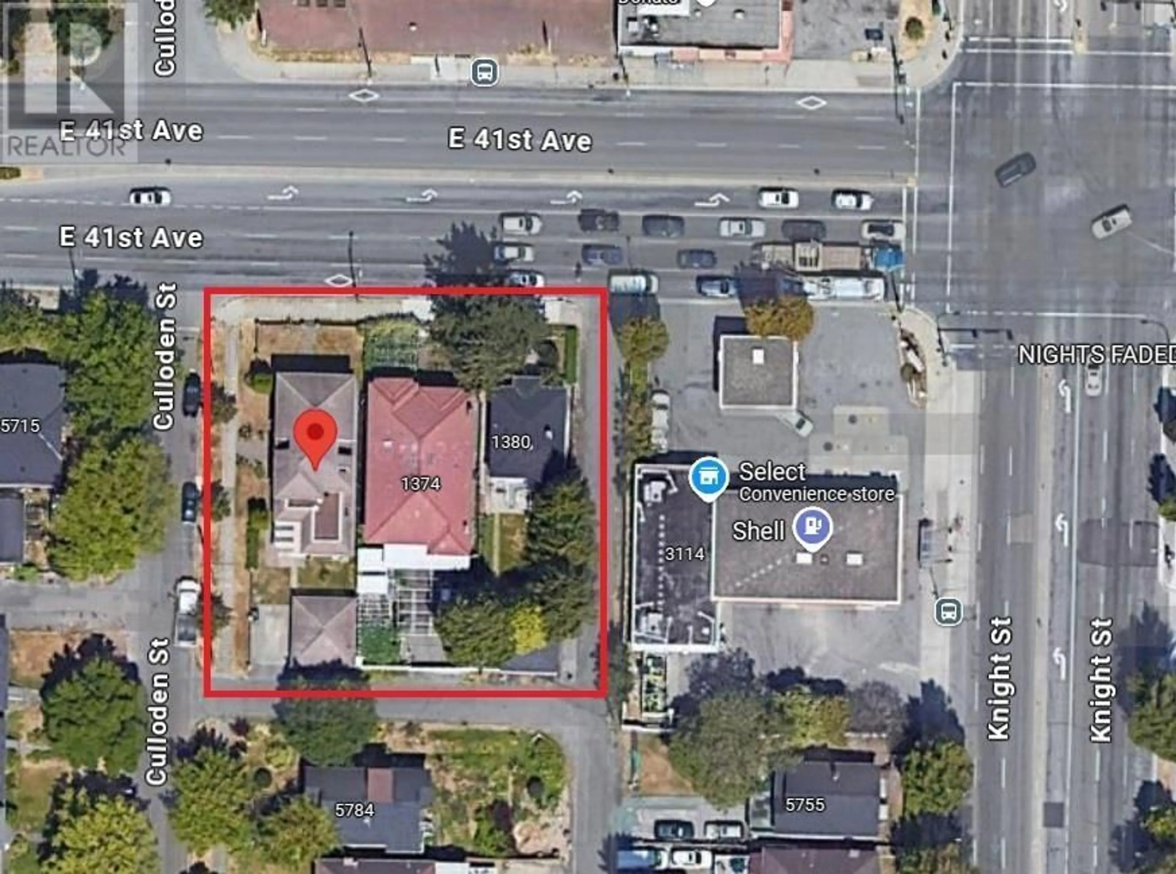 A pic from outside/outdoor area/front of a property/back of a property/a pic from drone, street for 5768 CULLODEN STREET, Vancouver British Columbia V5W3S2