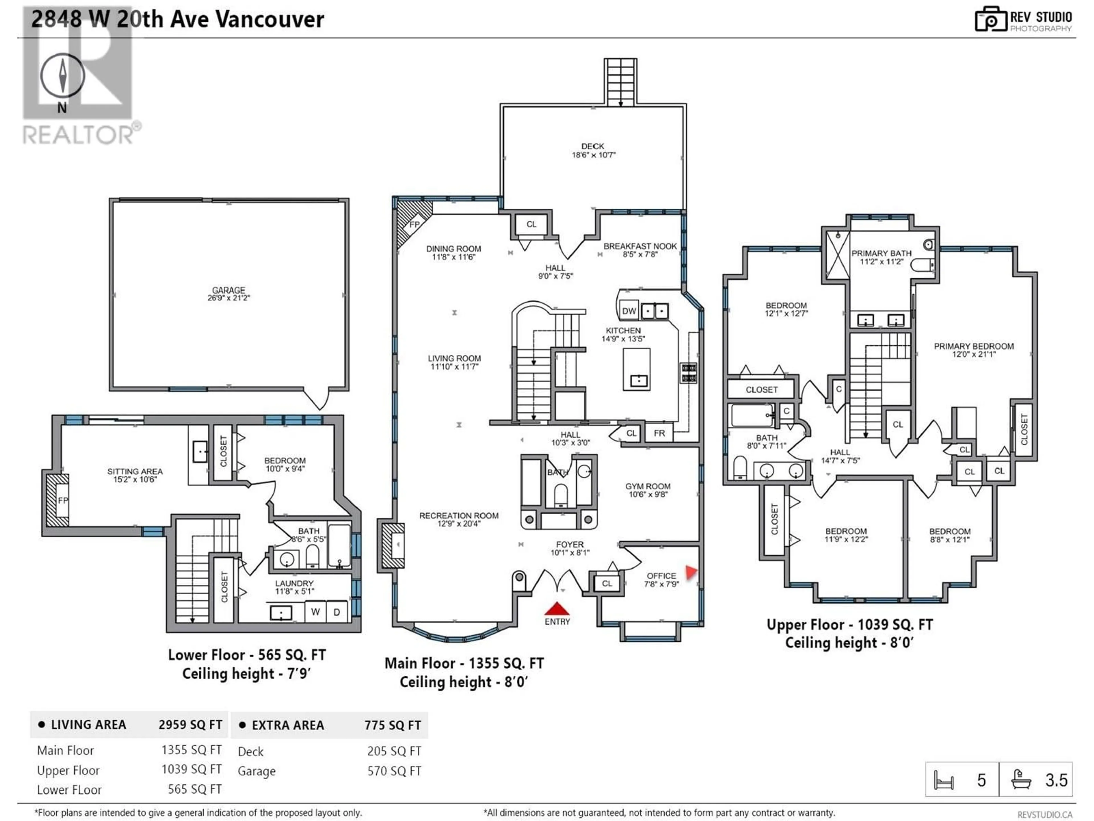 Floor plan for 2848 20TH AVENUE, Vancouver British Columbia V6L1H3