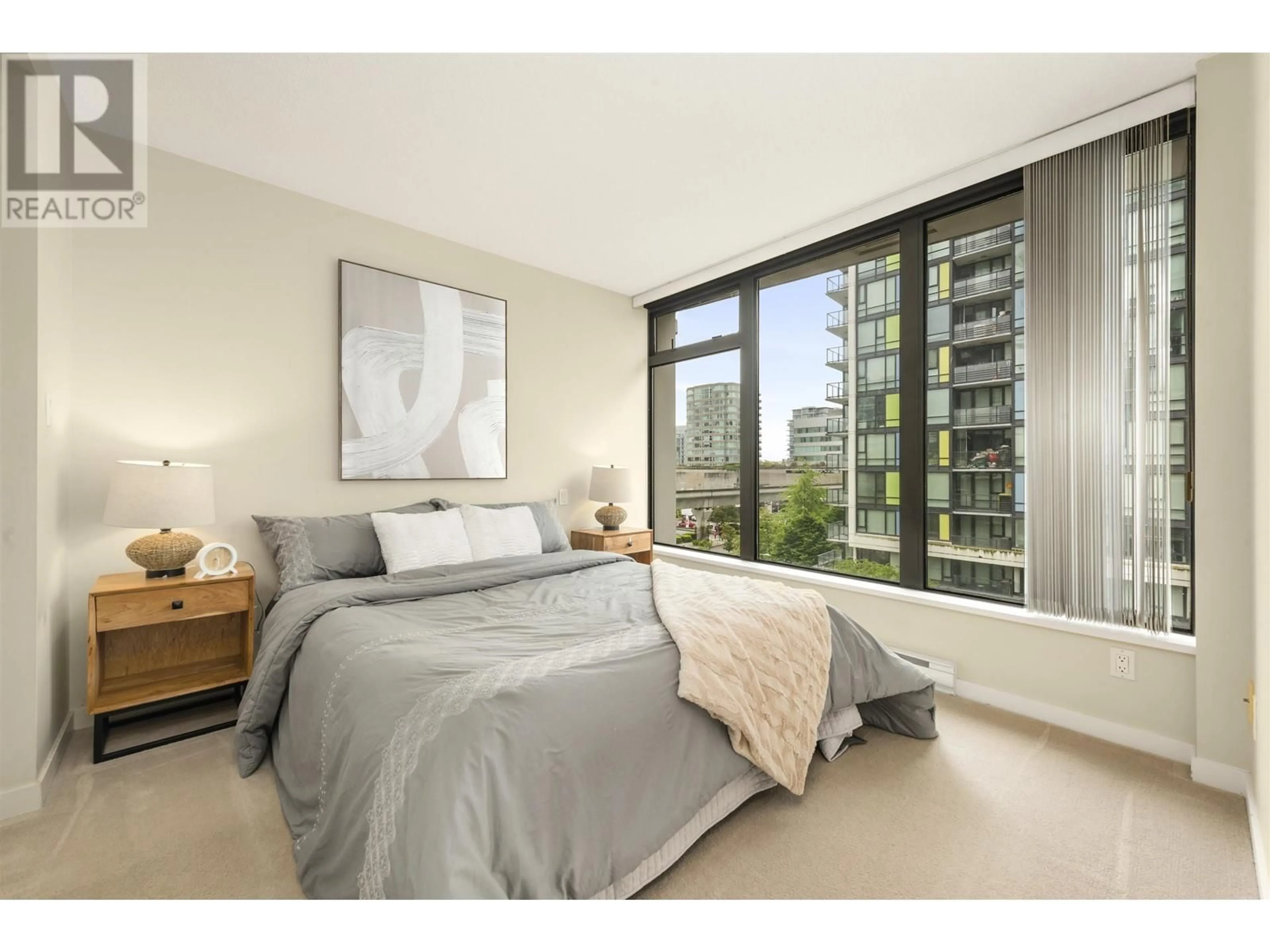 Bedroom with bed, unknown for 711 - 5811 NO. 3 ROAD, Richmond British Columbia V6X4L7