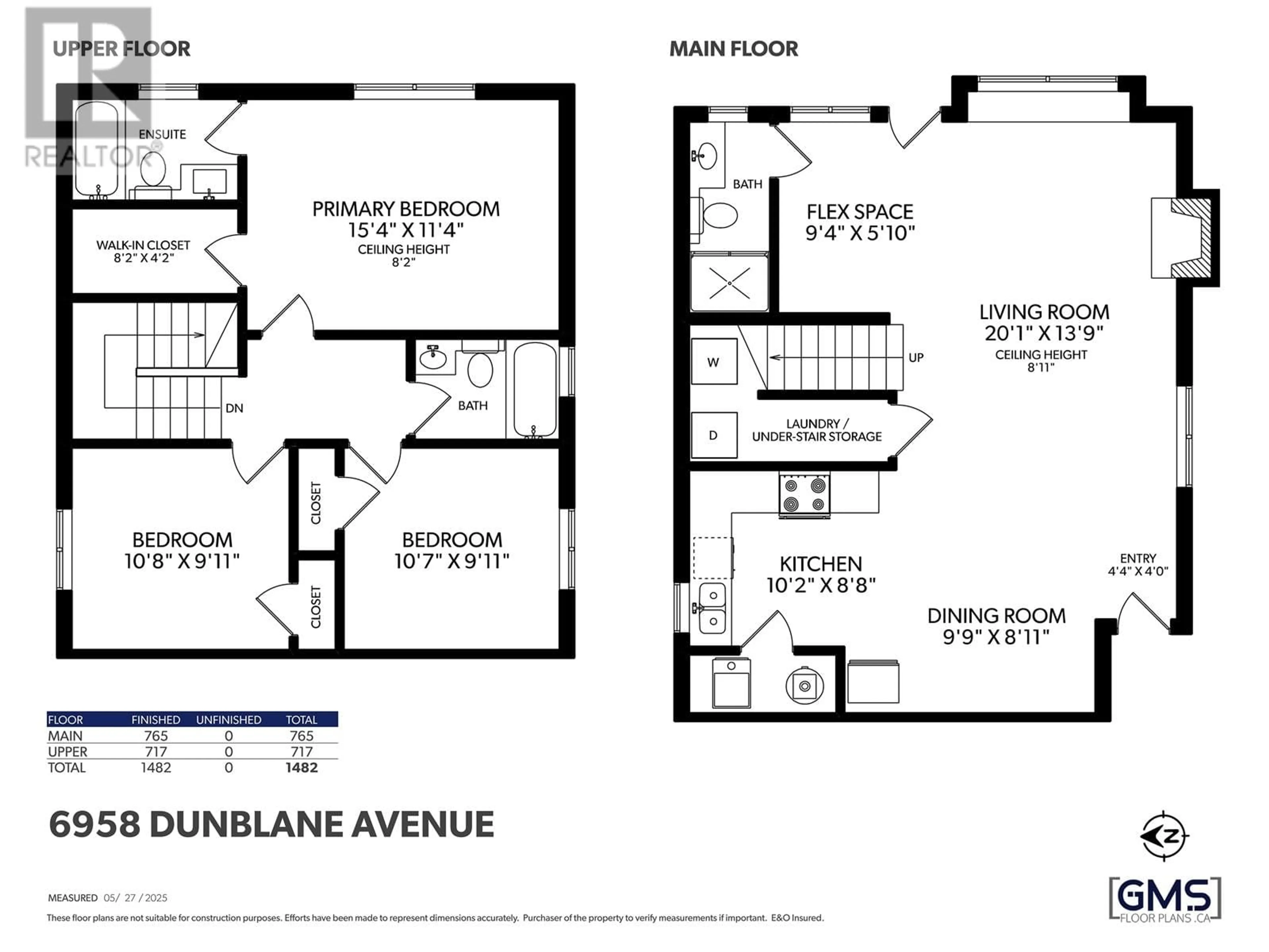 Floor plan for 6958 DUNBLANE AVENUE, Burnaby British Columbia V5J4G2