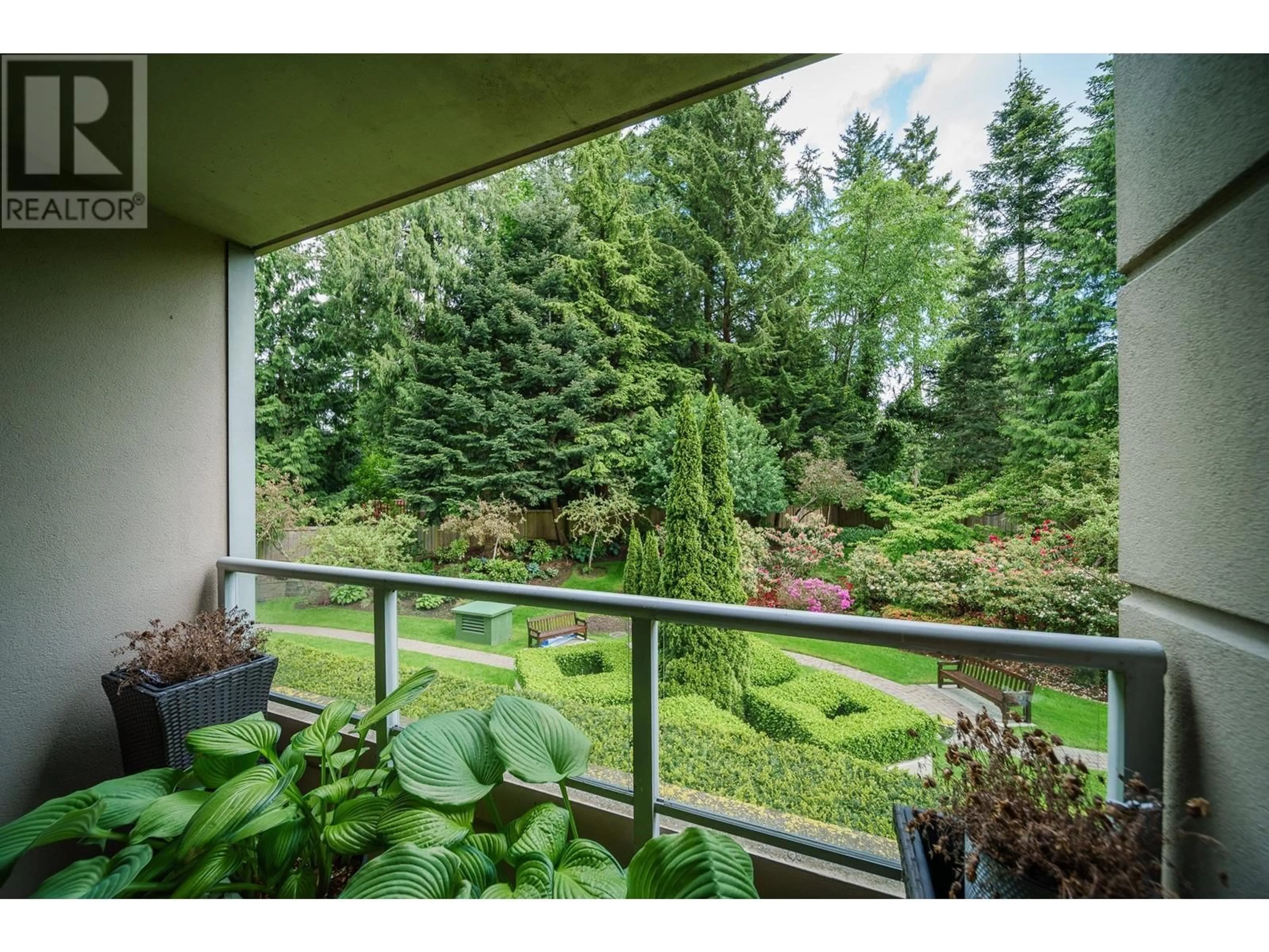 Patio, forest/trees view for 307 - 5775 HAMPTON PLACE, Vancouver British Columbia V6T2G6