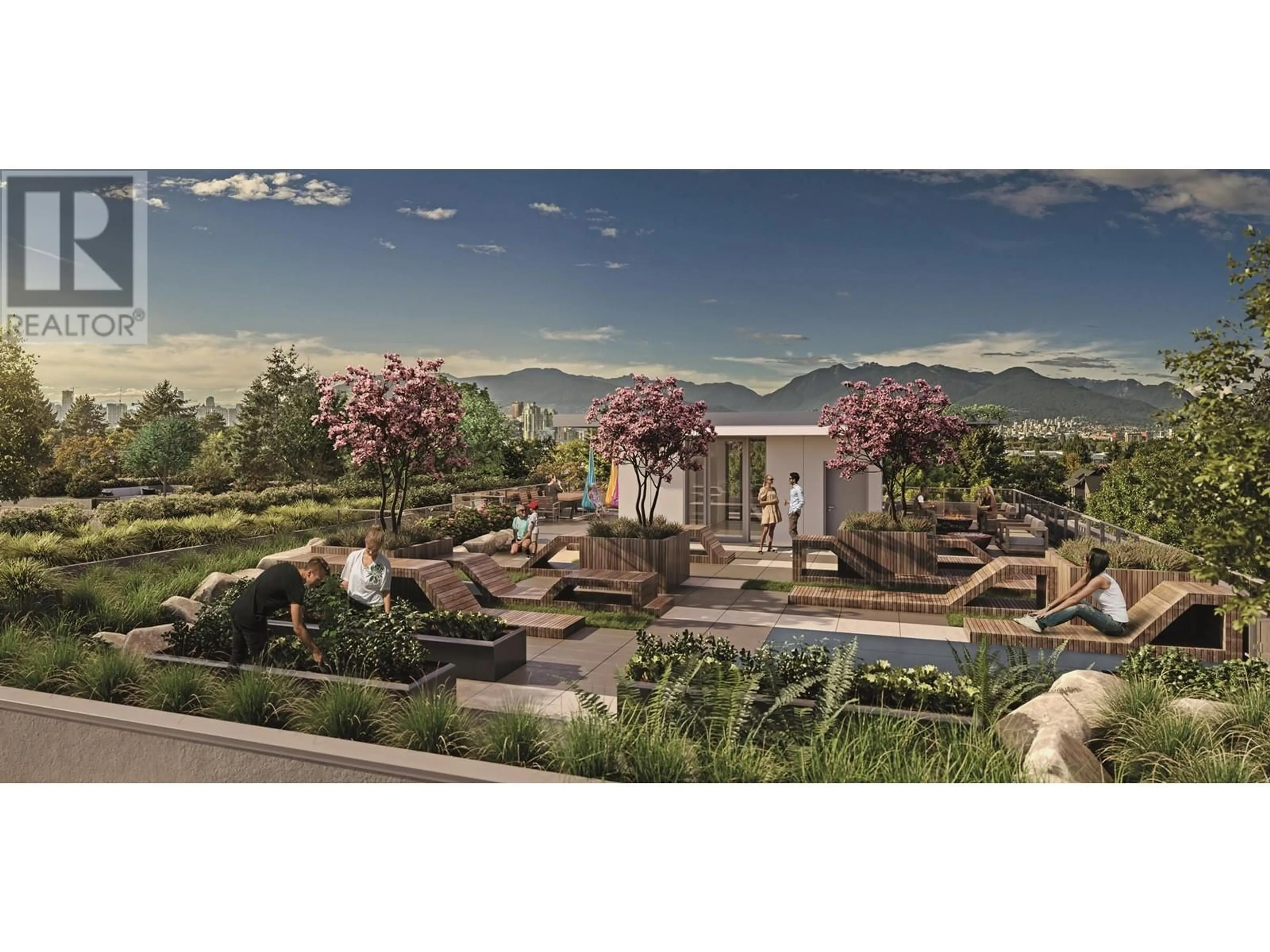 Patio, mountain view for 328 - 471 BROADWAY AVENUE, Vancouver British Columbia V5T1W9