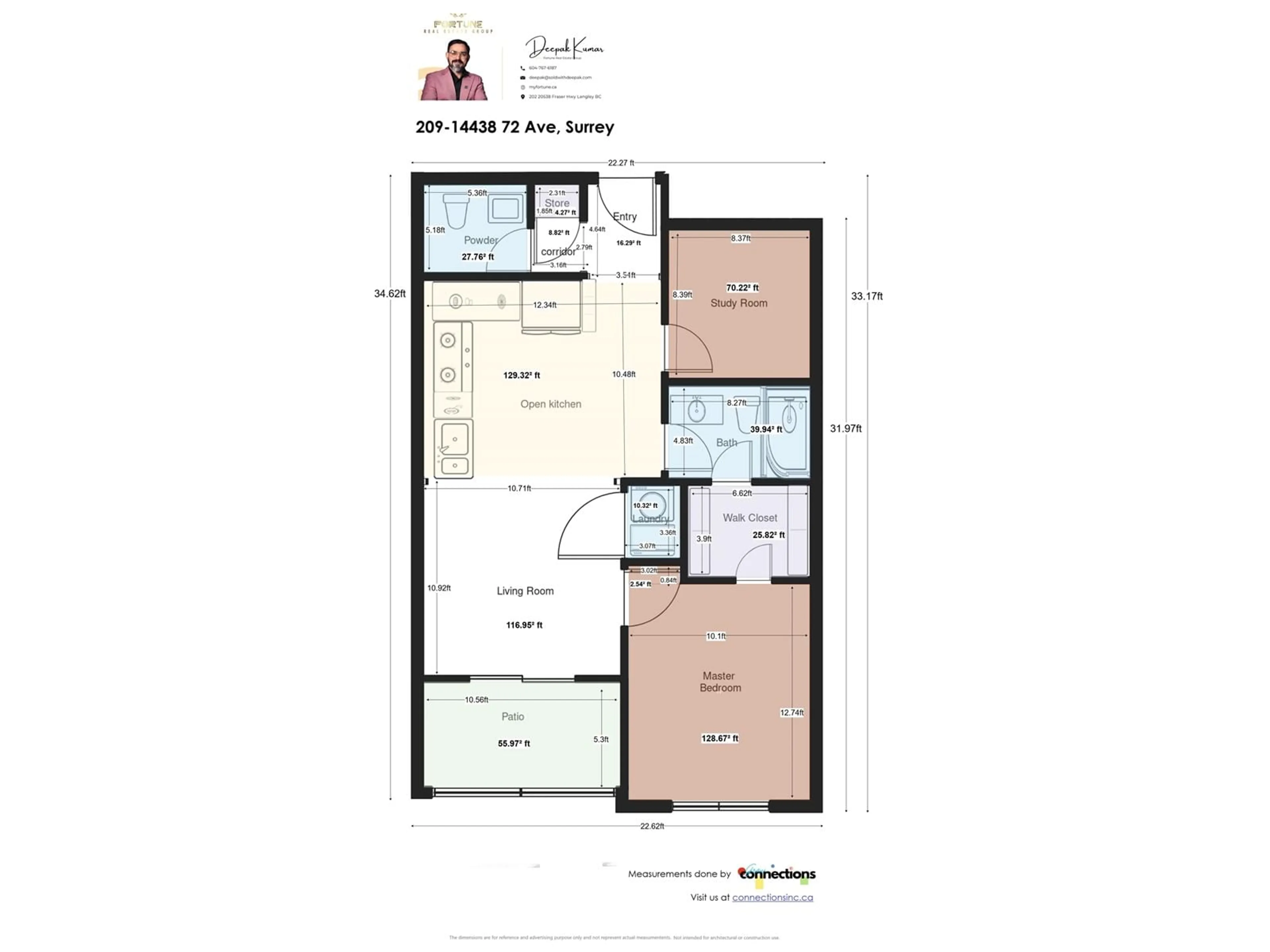 Floor plan for 209 - 14438 72, Surrey British Columbia V3S0B6