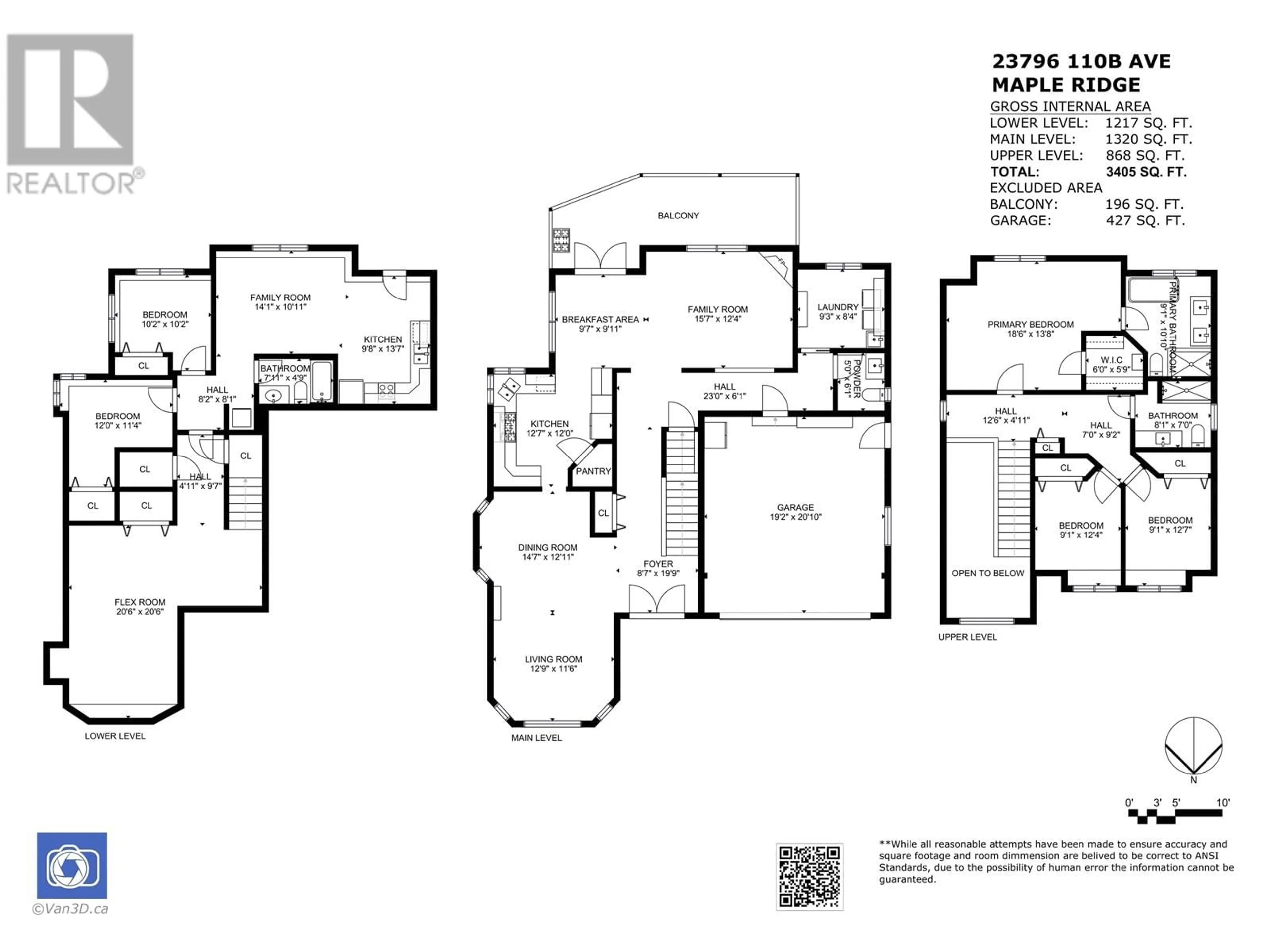 Floor plan for 23796 110B AVENUE, Maple Ridge British Columbia V2W1E6