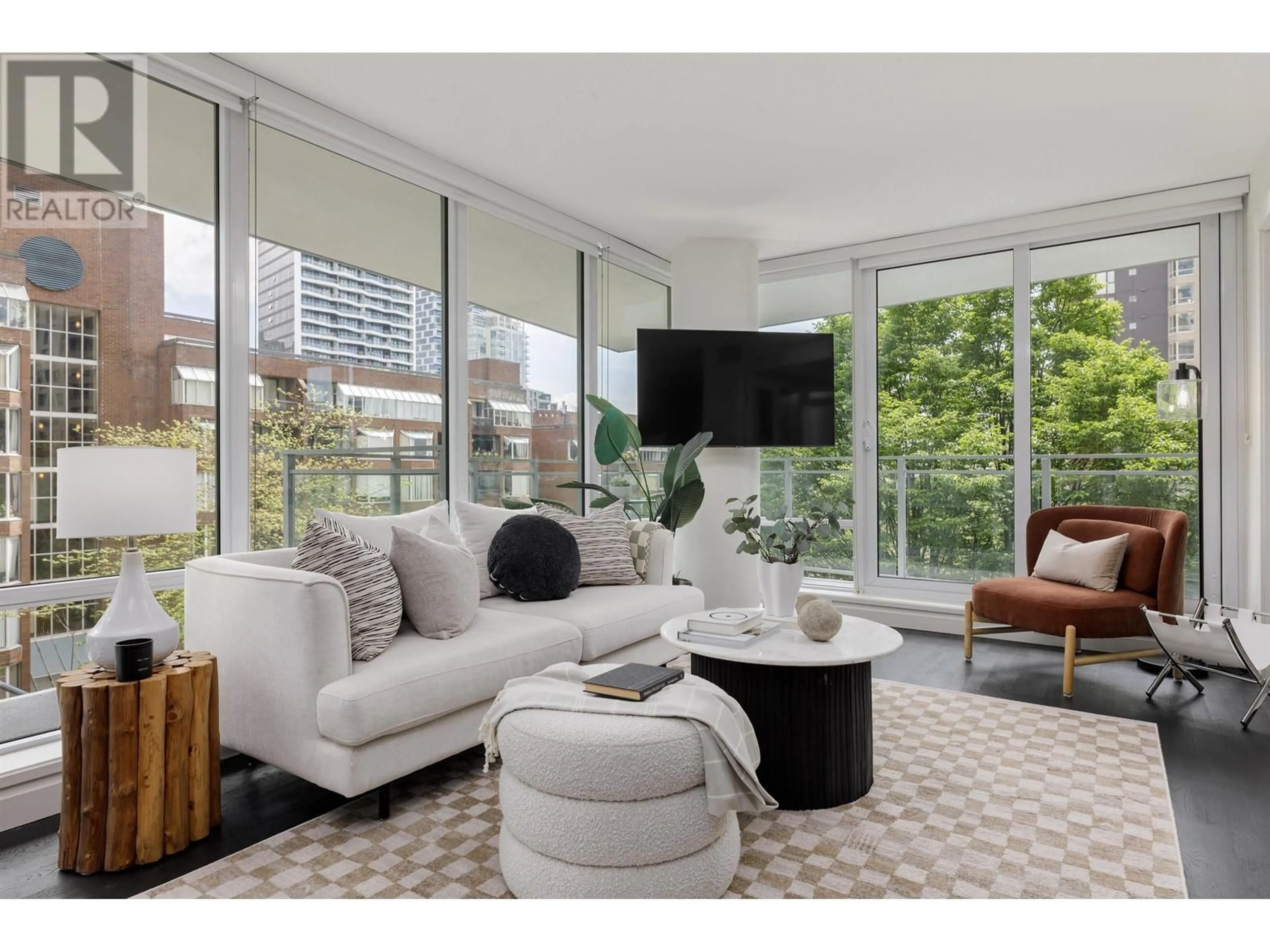 Living room with furniture, unknown for 608 - 1009 HARWOOD STREET, Vancouver British Columbia V6E0C2