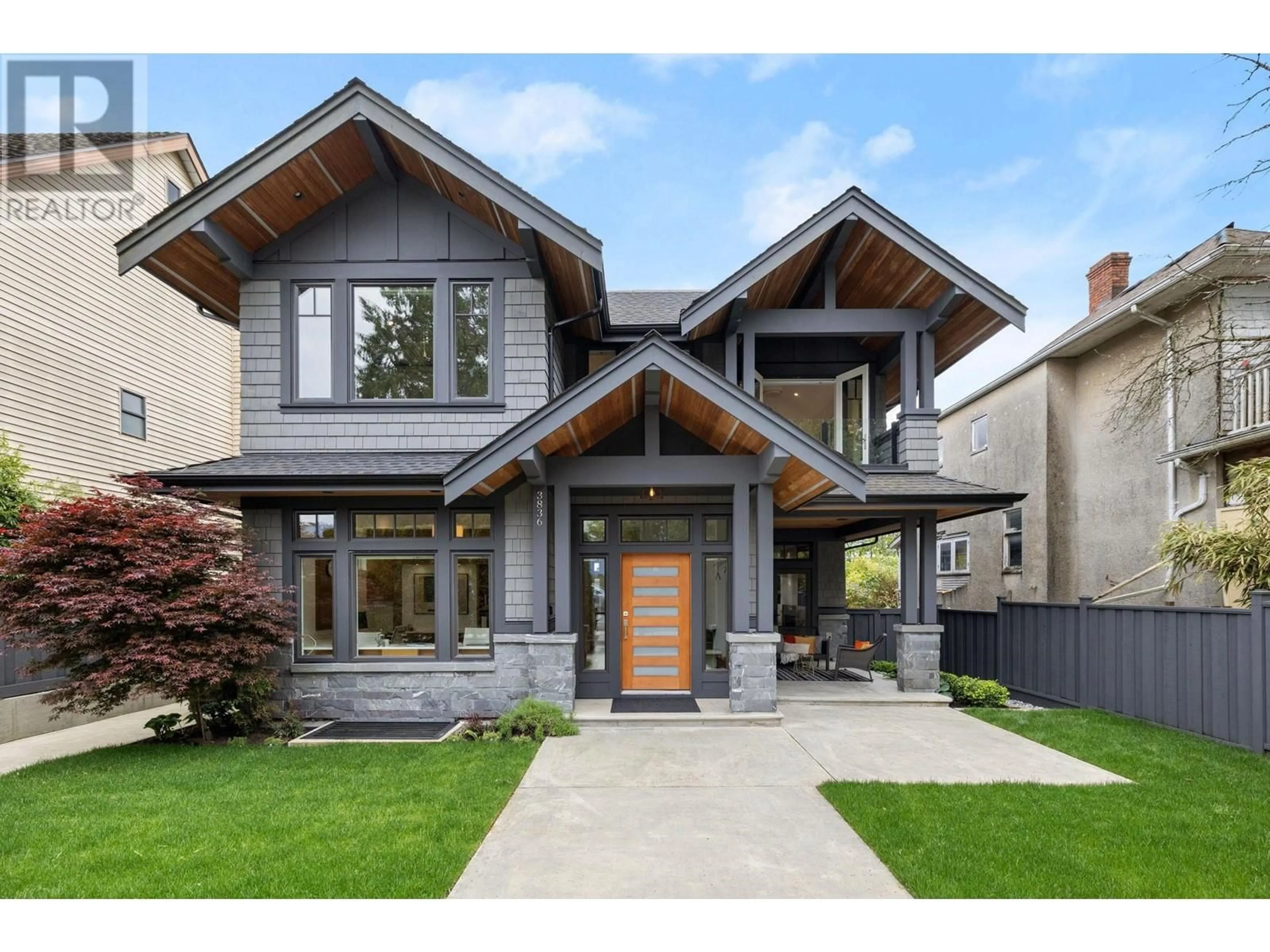 Home with brick exterior material, street for 3836 ETON STREET, Burnaby British Columbia V5C1J4