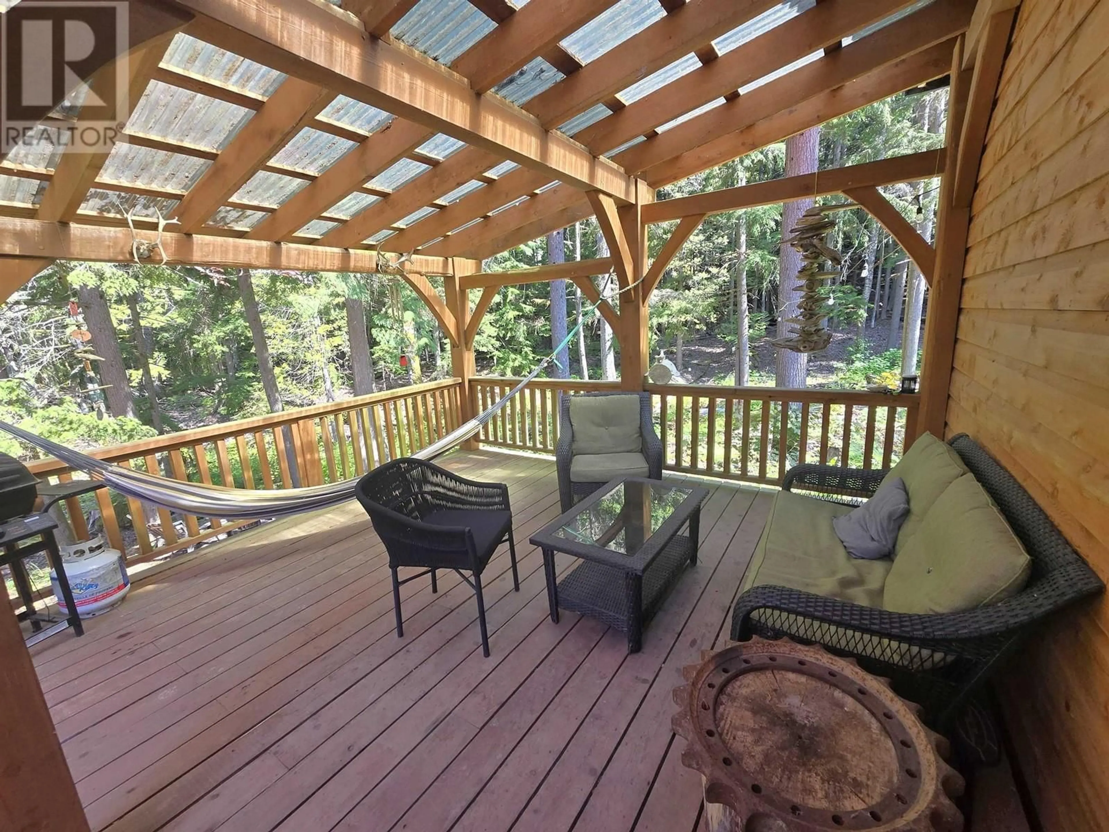 Patio, forest/trees view for 4518 SPARKS STREET, Terrace British Columbia V8G2W5
