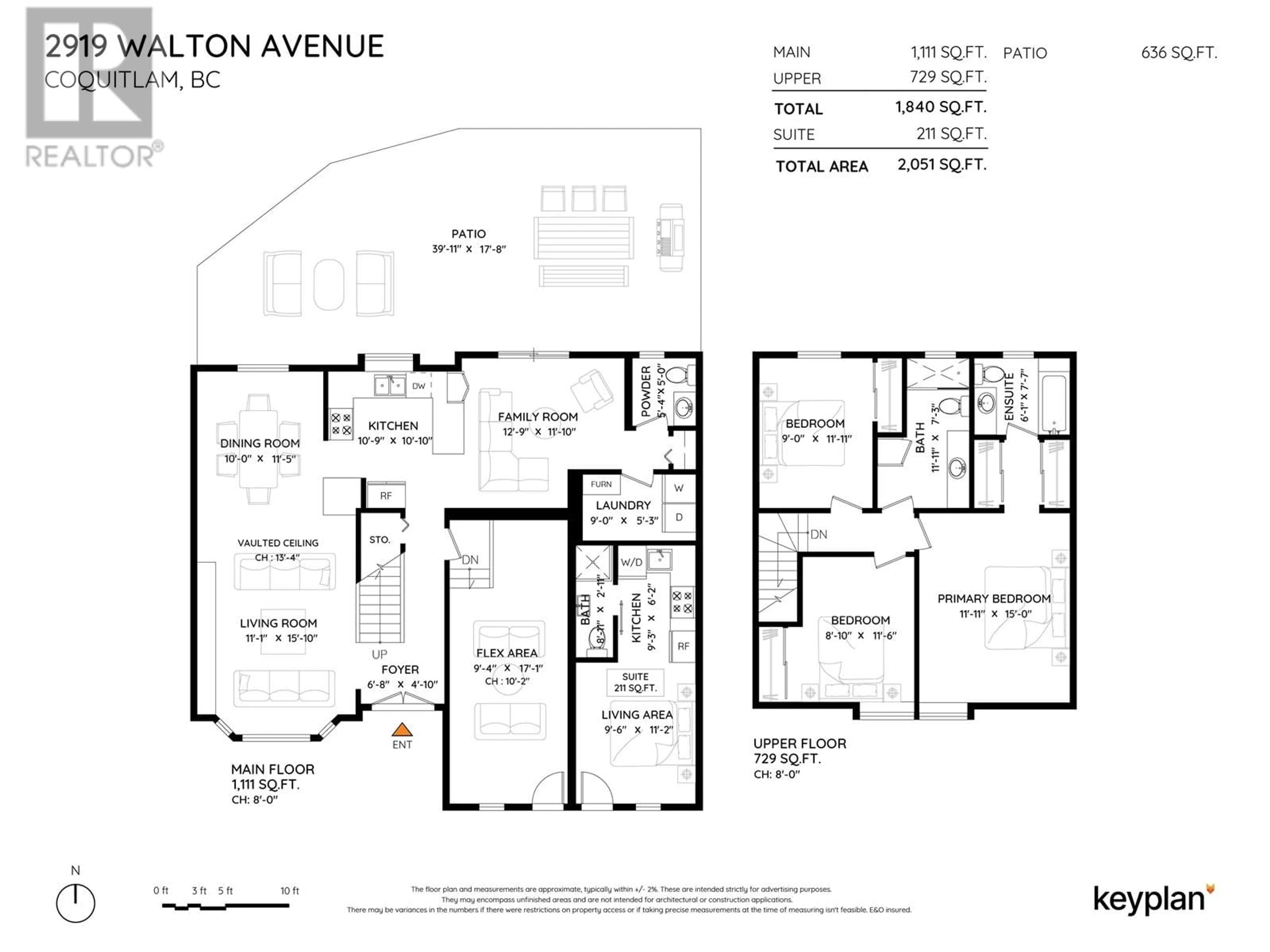 Floor plan for 2919 WALTON AVENUE, Coquitlam British Columbia V3B2W4