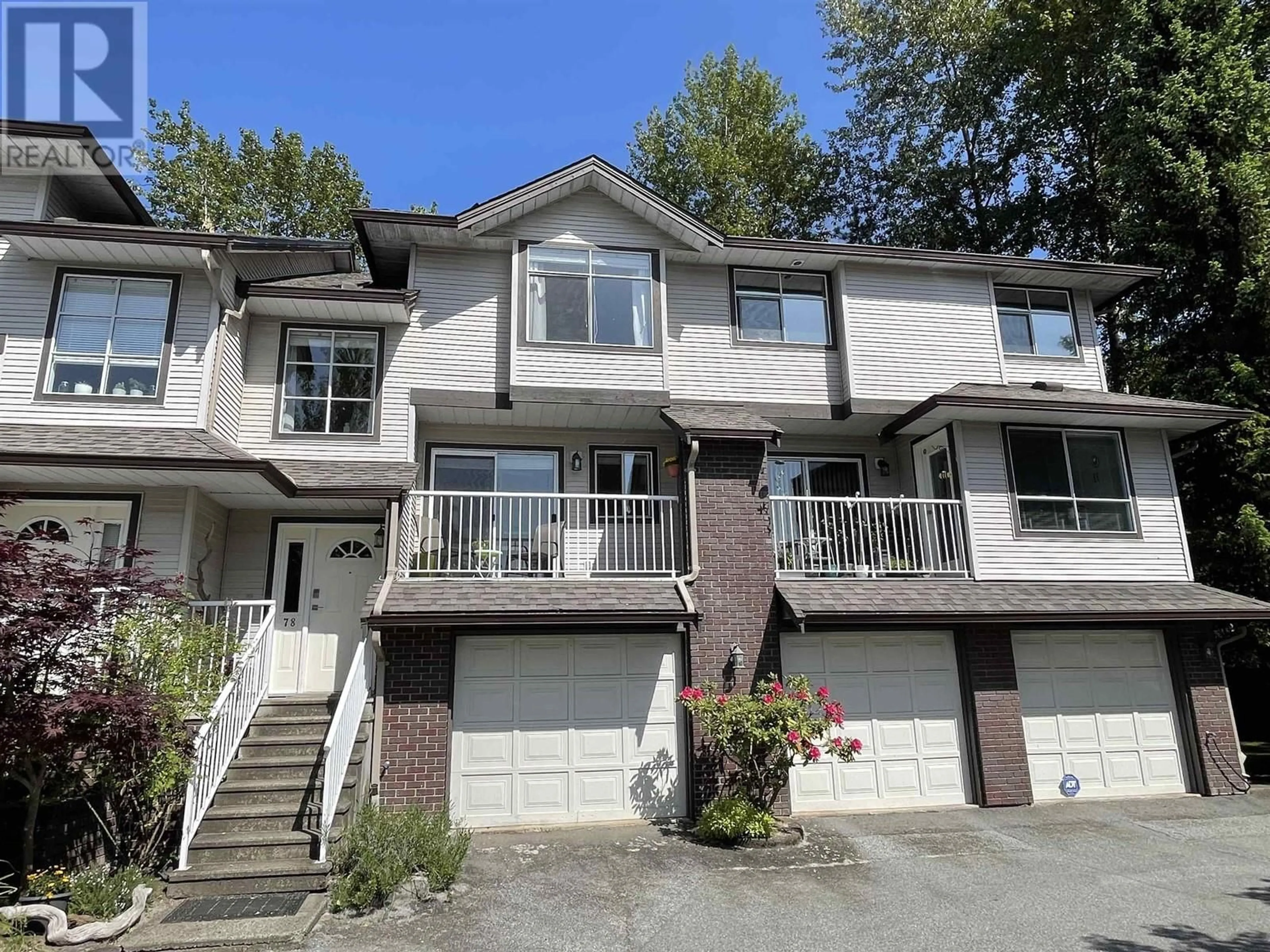 Home with vinyl exterior material, street for 78 - 2450 LOBB AVENUE, Port Coquitlam British Columbia V3C6G8