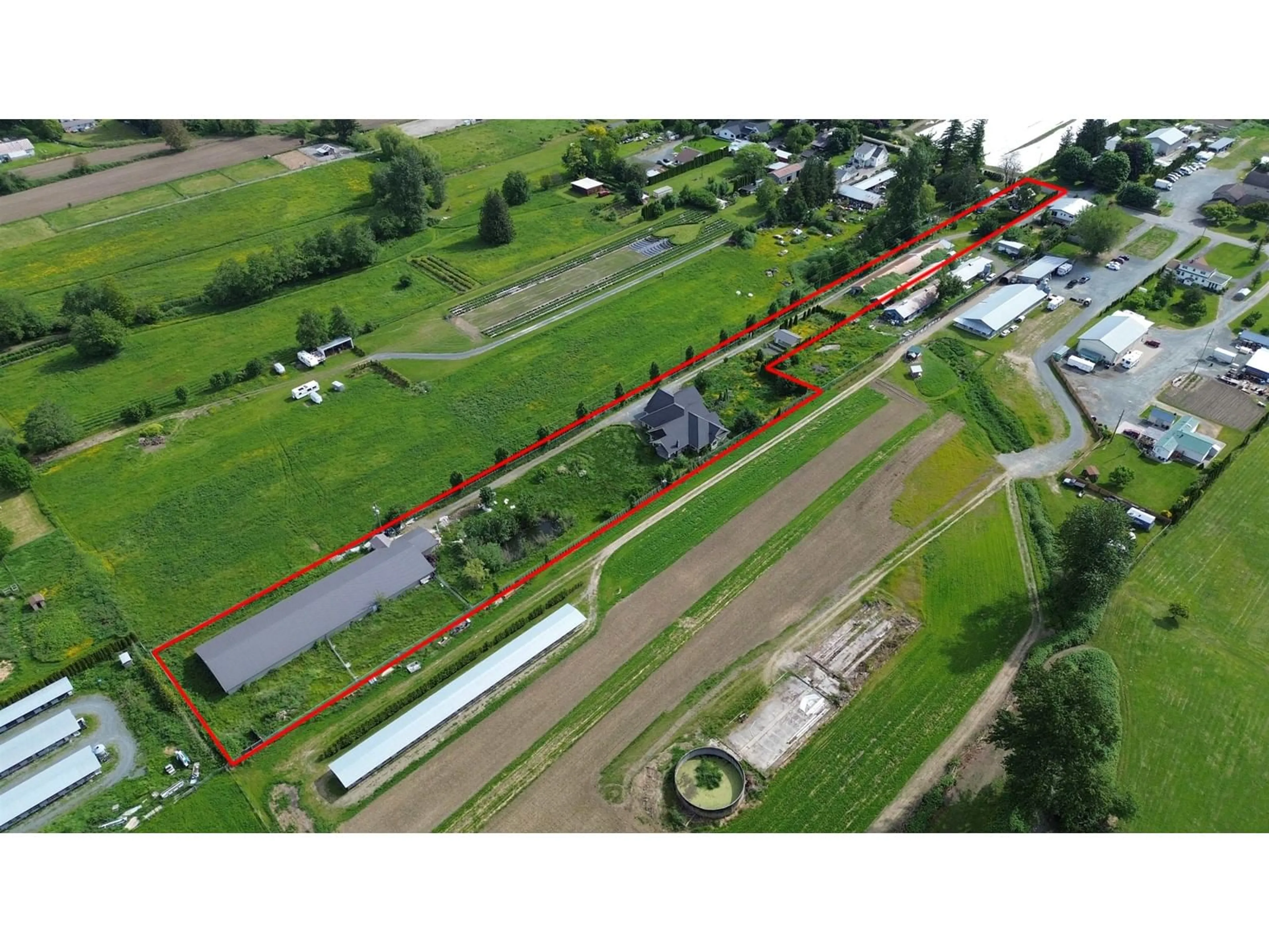 A pic from outside/outdoor area/front of a property/back of a property/a pic from drone, building for 4195 ECKERT STREET, Yarrow British Columbia V2R5J6