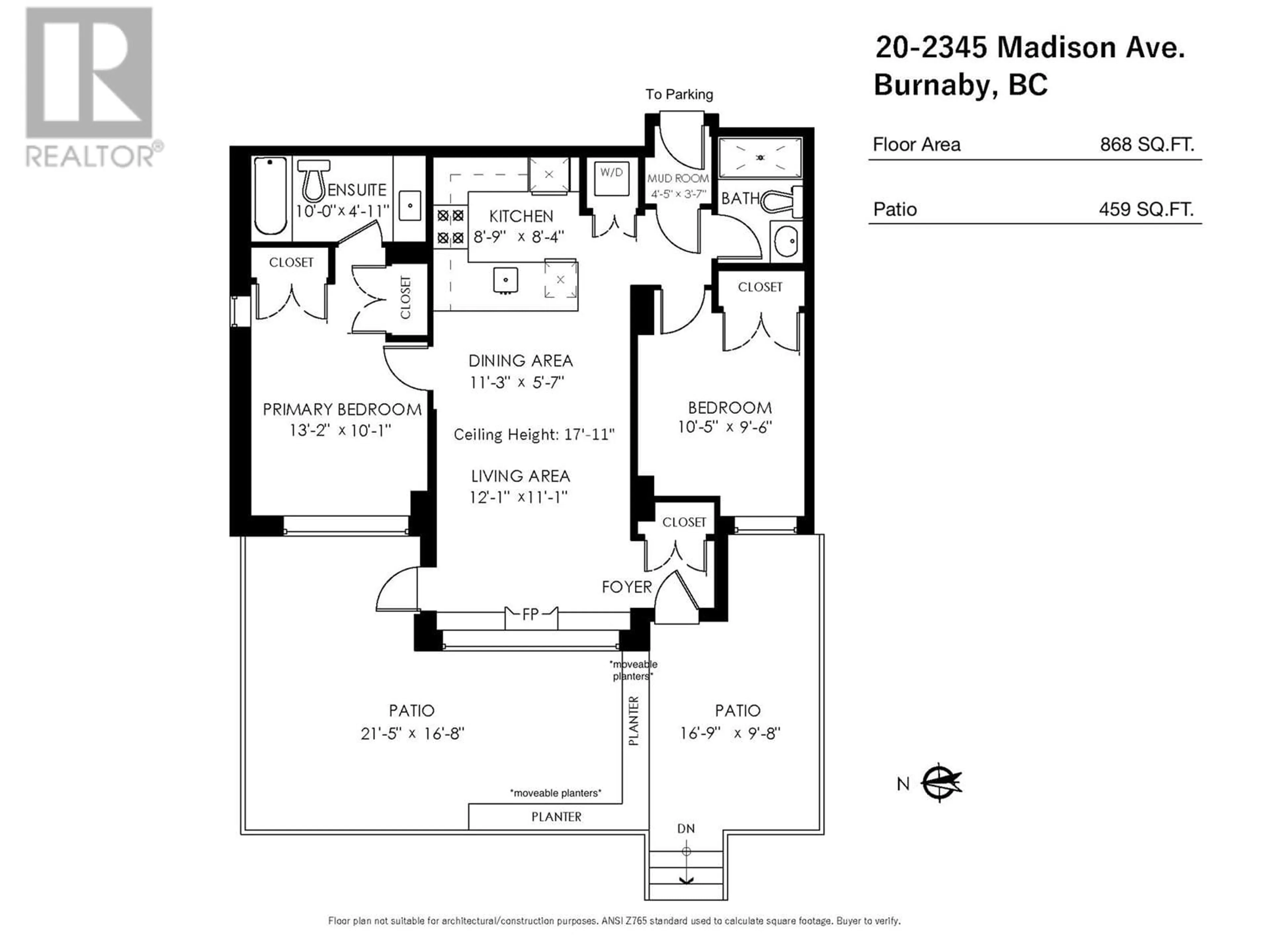 Floor plan for TH20 - 2345 MADISON AVENUE, Burnaby British Columbia V5C0B4