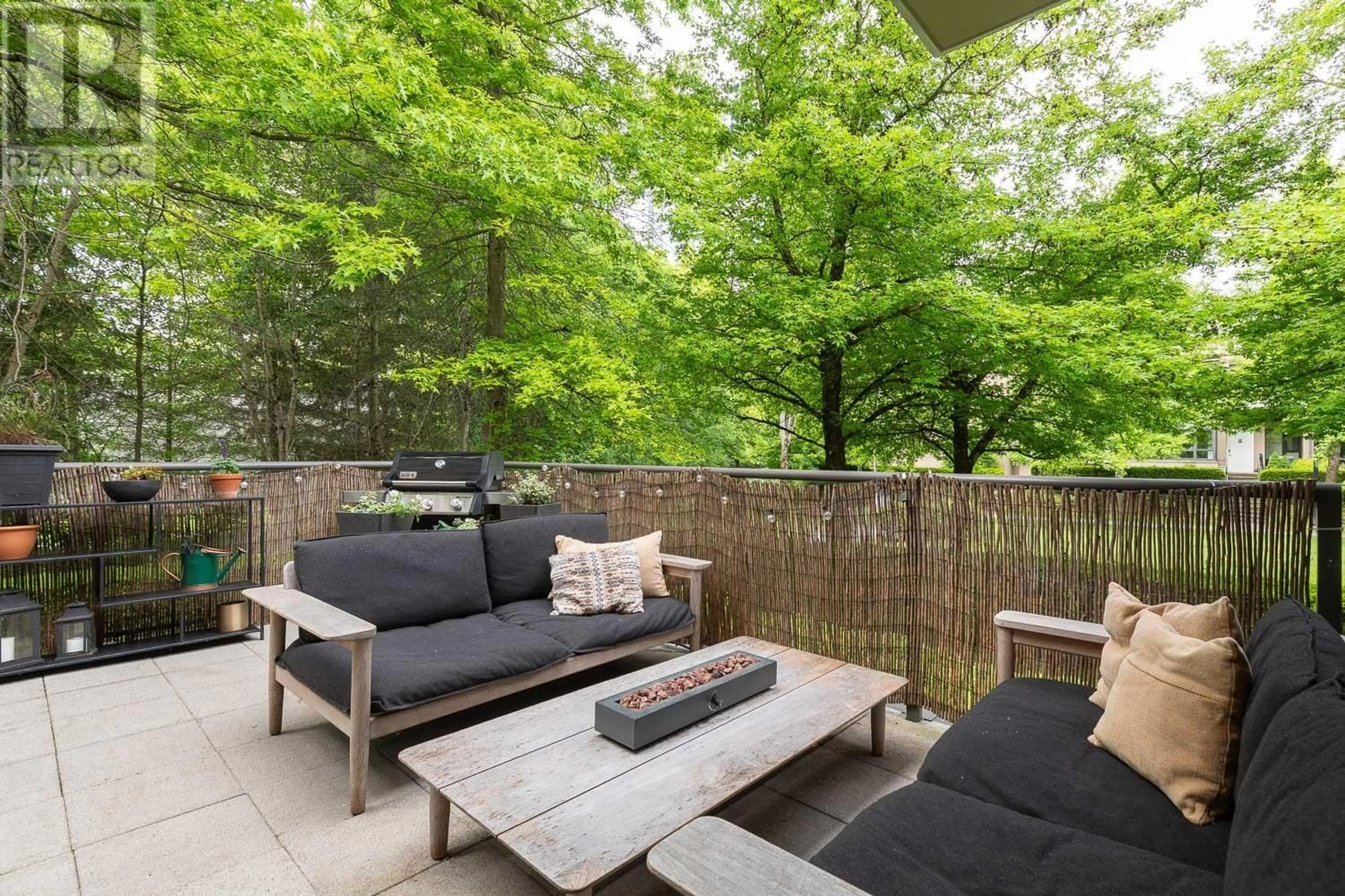 Patio, forest/trees view for TH20 - 2345 MADISON AVENUE, Burnaby British Columbia V5C0B4