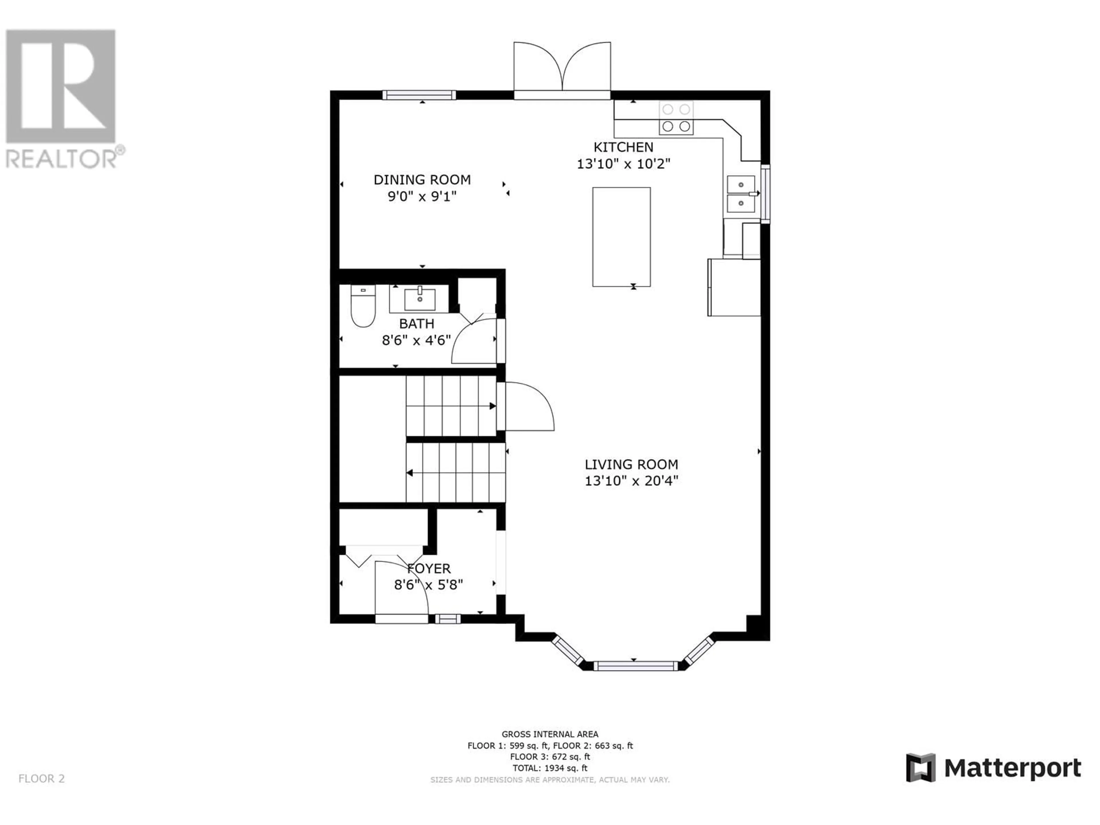 Floor plan for 8912 112 AVENUE, Fort St. John British Columbia V1J0J1