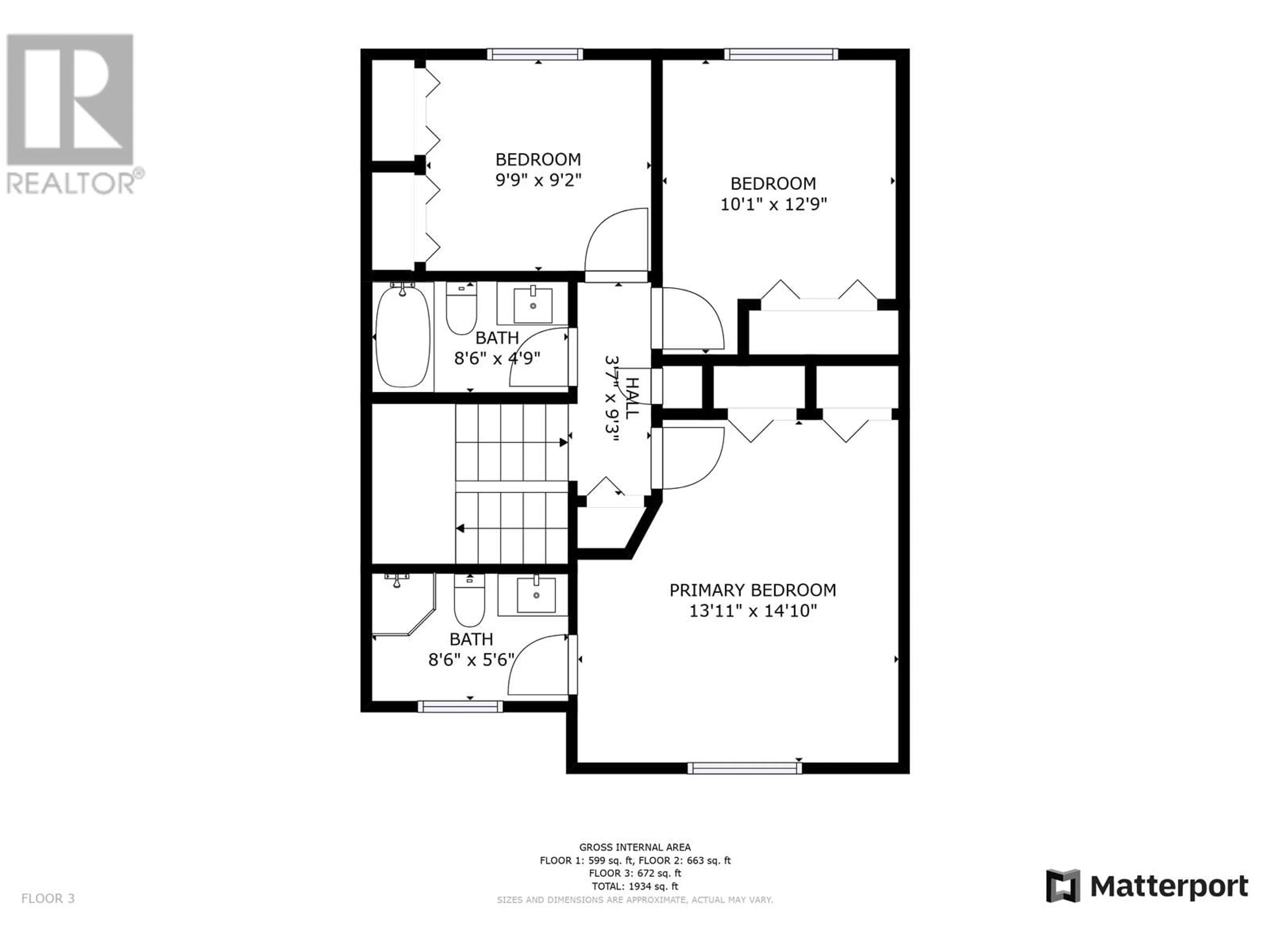 Floor plan for 8912 112 AVENUE, Fort St. John British Columbia V1J0J1