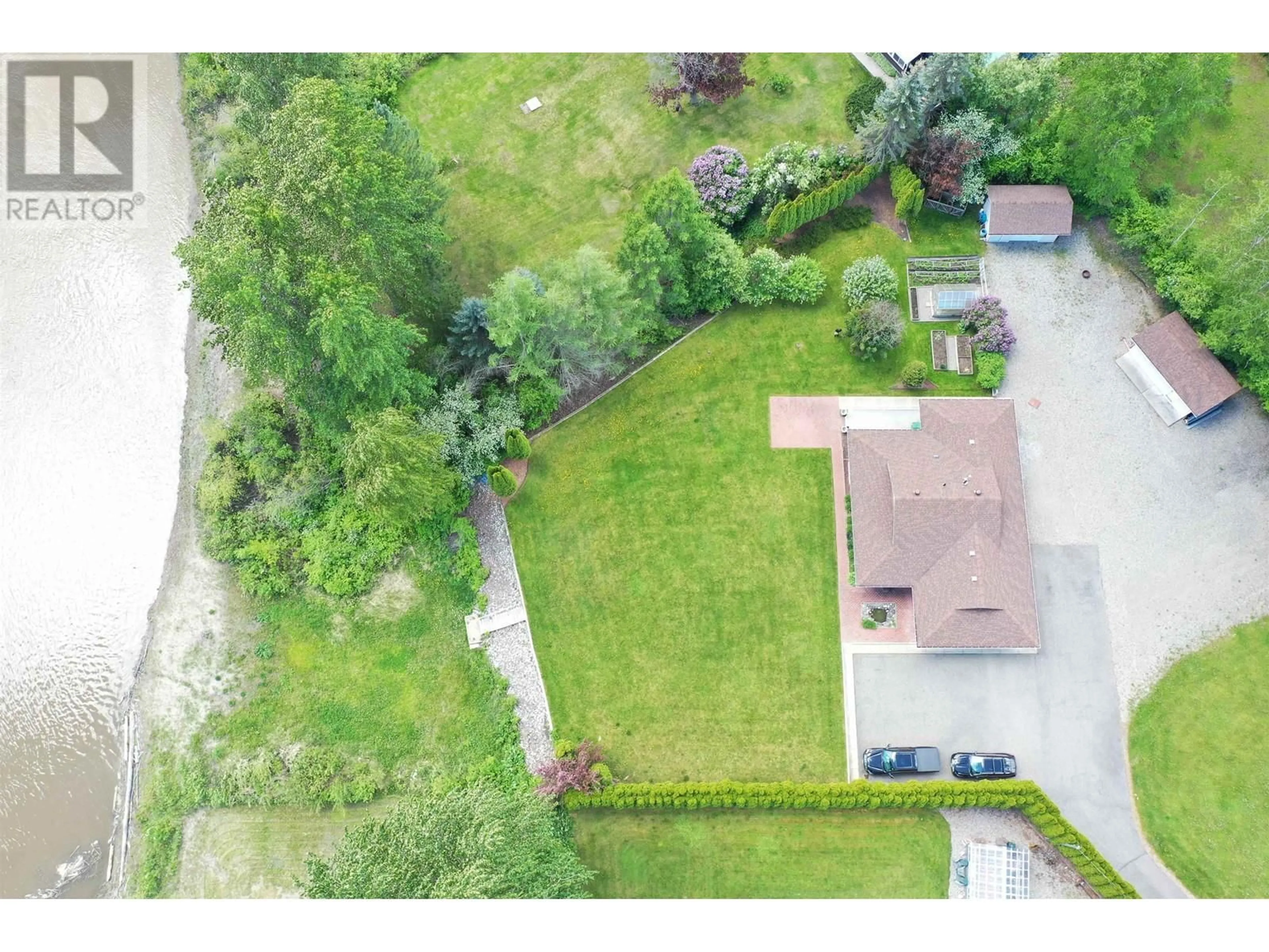 A pic from outside/outdoor area/front of a property/back of a property/a pic from drone, street for 620 ANTLER ROAD, Quesnel British Columbia V2J6N8