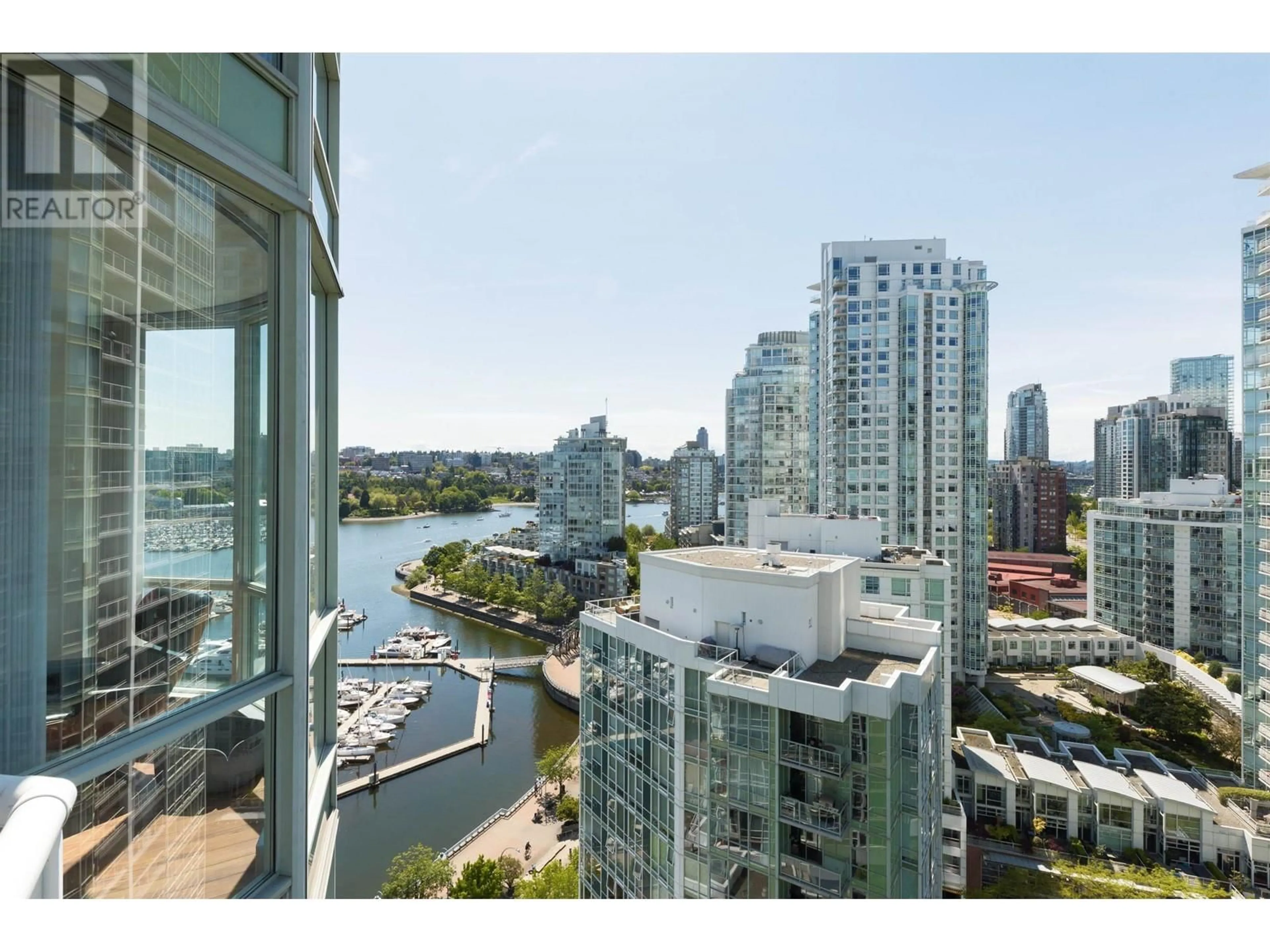 Patio, water/lake/river/ocean view for 2106 - 1077 MARINASIDE CRESCENT, Vancouver British Columbia V6Z2Z5