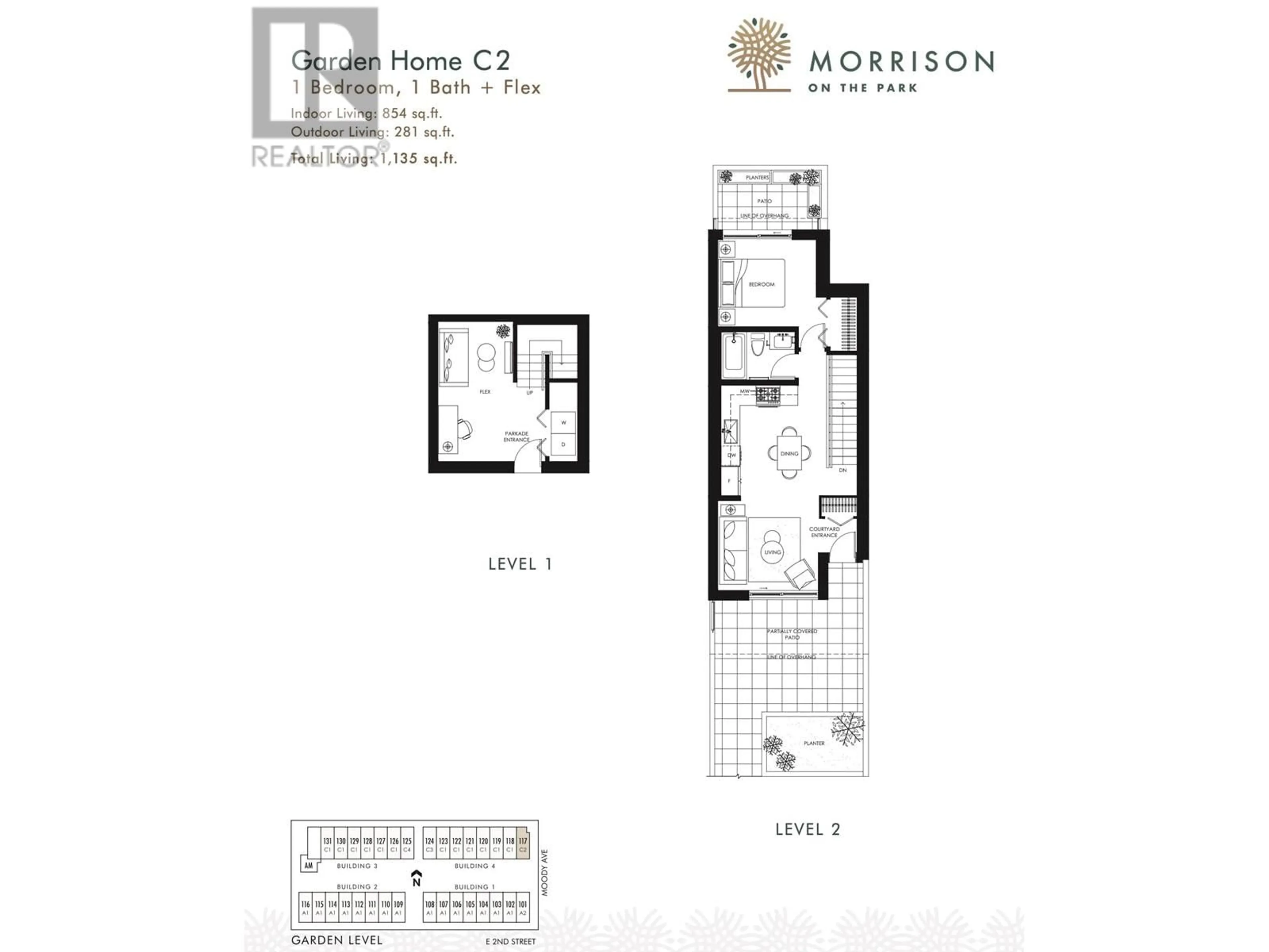Floor plan for 117 - 650 2ND STREET, North Vancouver British Columbia V7L1E3