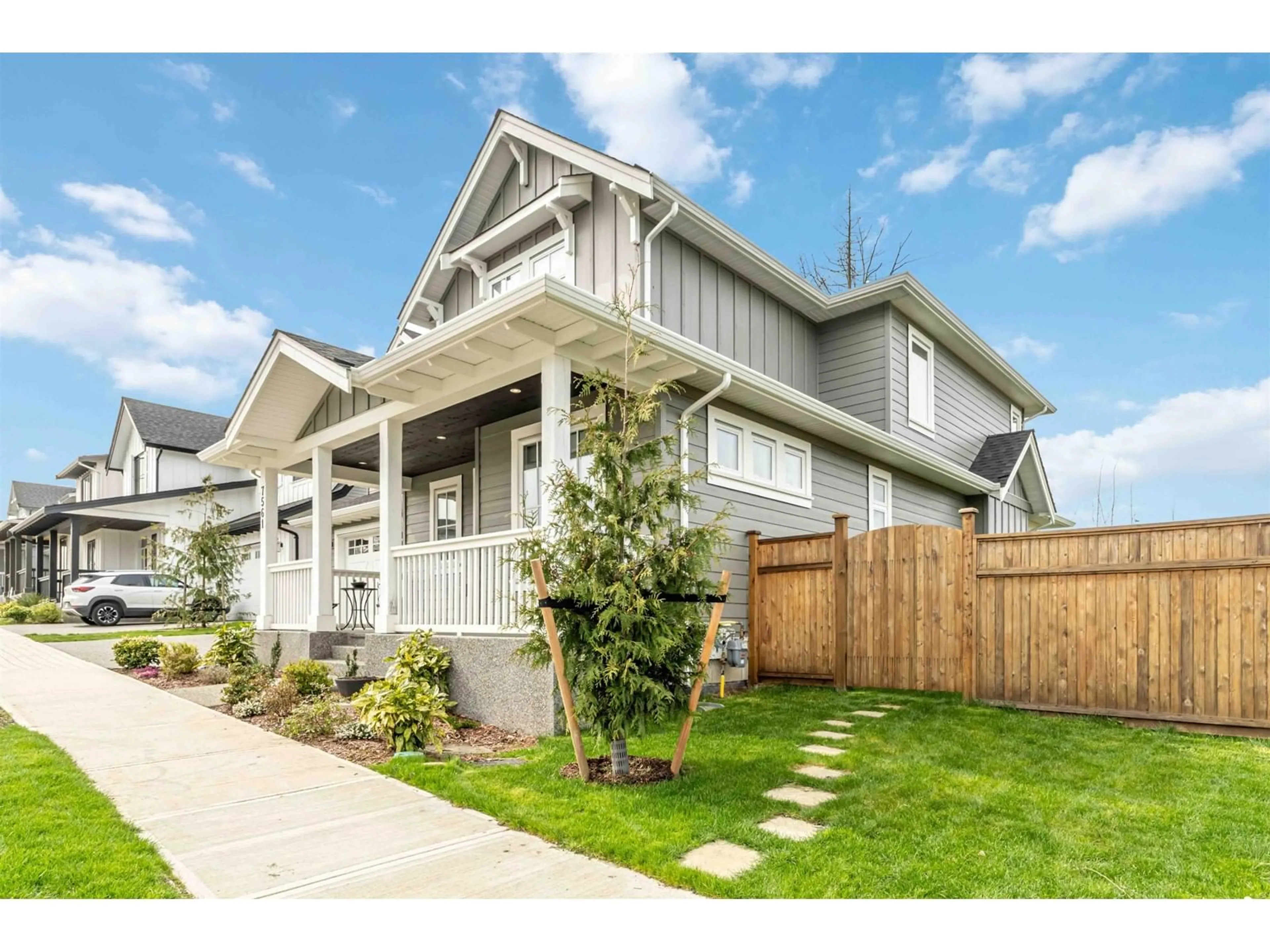 Home with vinyl exterior material, street for 7561 197A, Langley British Columbia V3A7N4