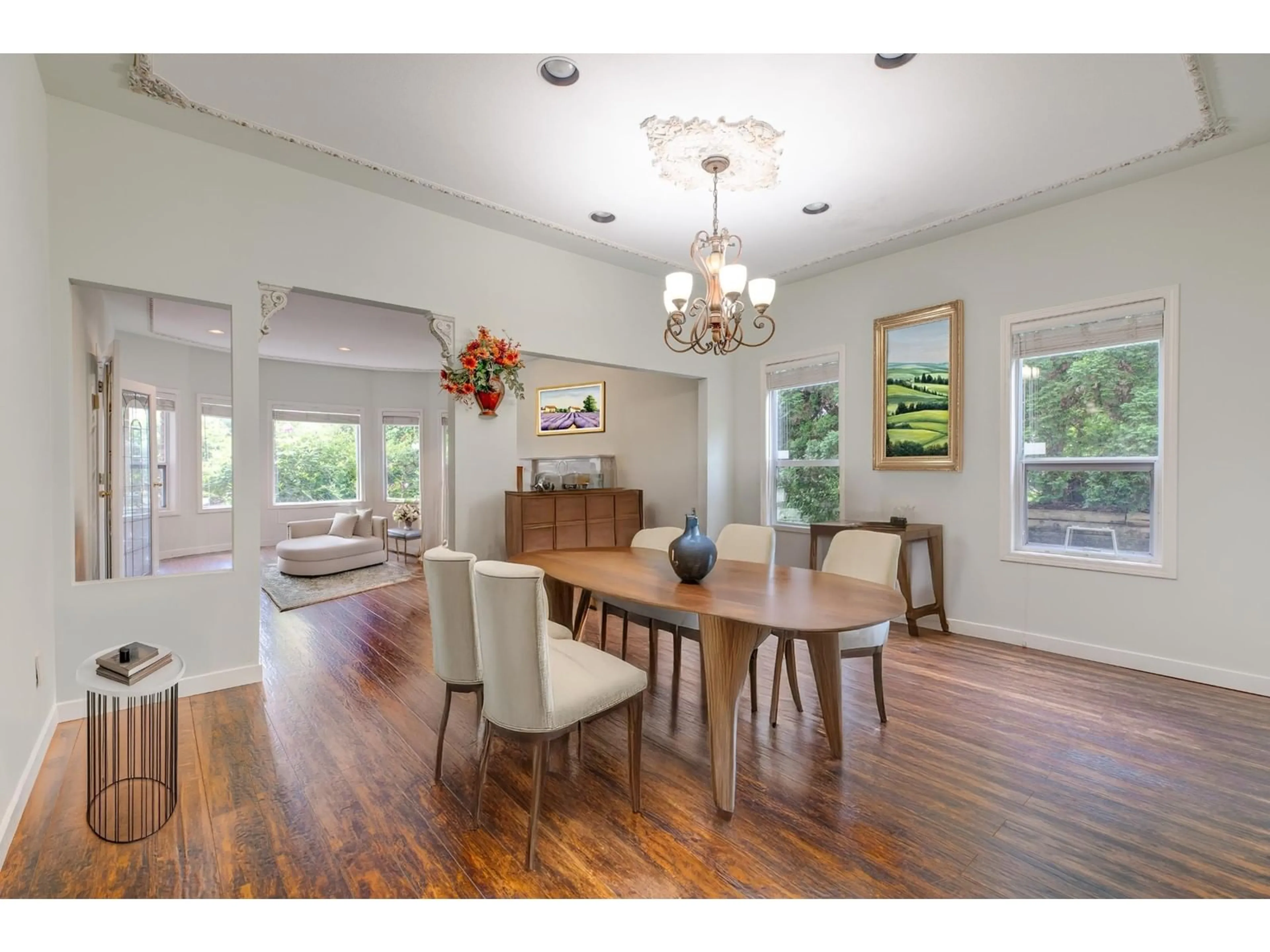 Dining room, wood/laminate floor for 16661 CHERRYHILL, Surrey British Columbia V4N1W2