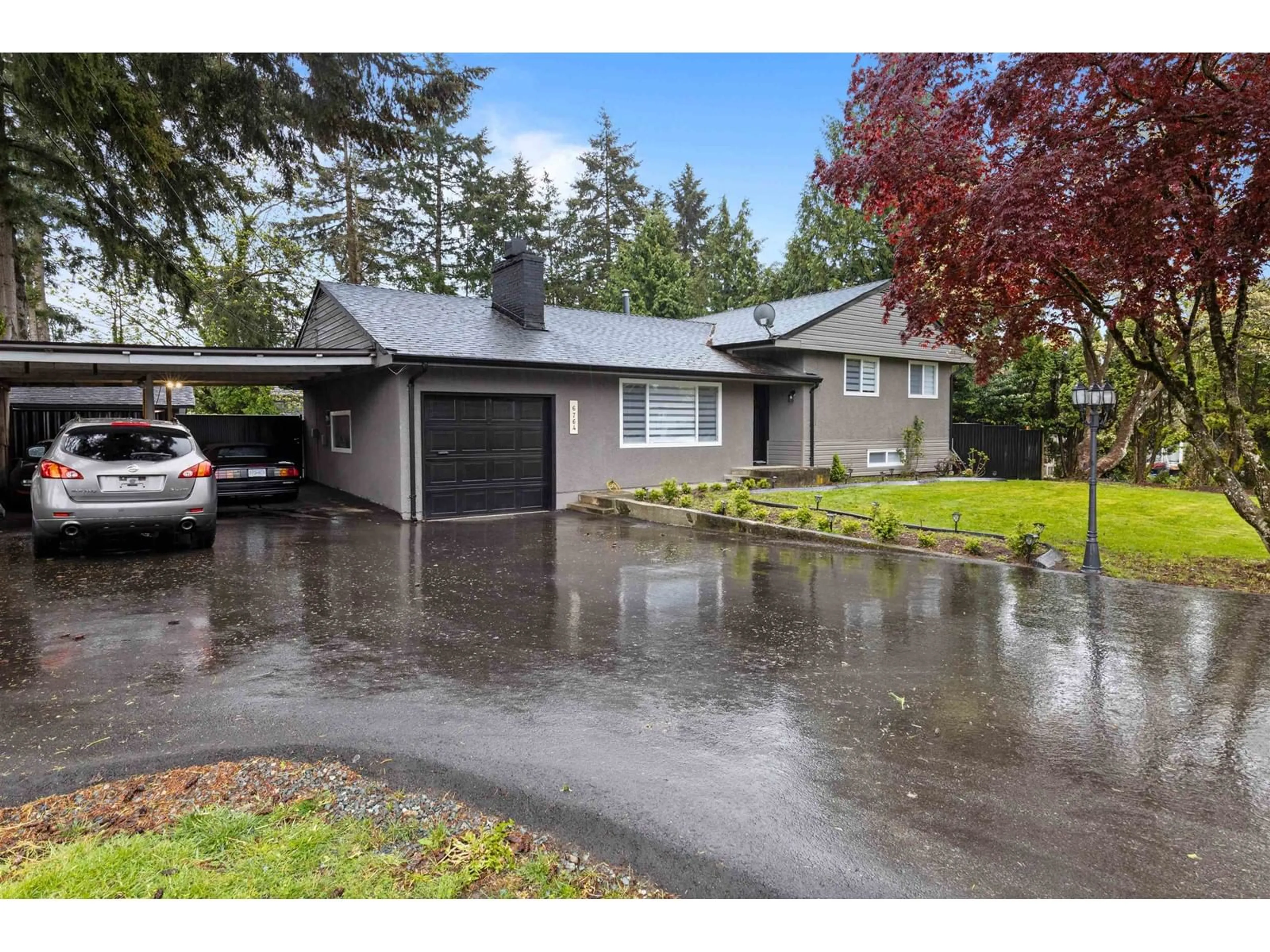 Home with vinyl exterior material, street for 6764 134A, Surrey British Columbia V3X3L4