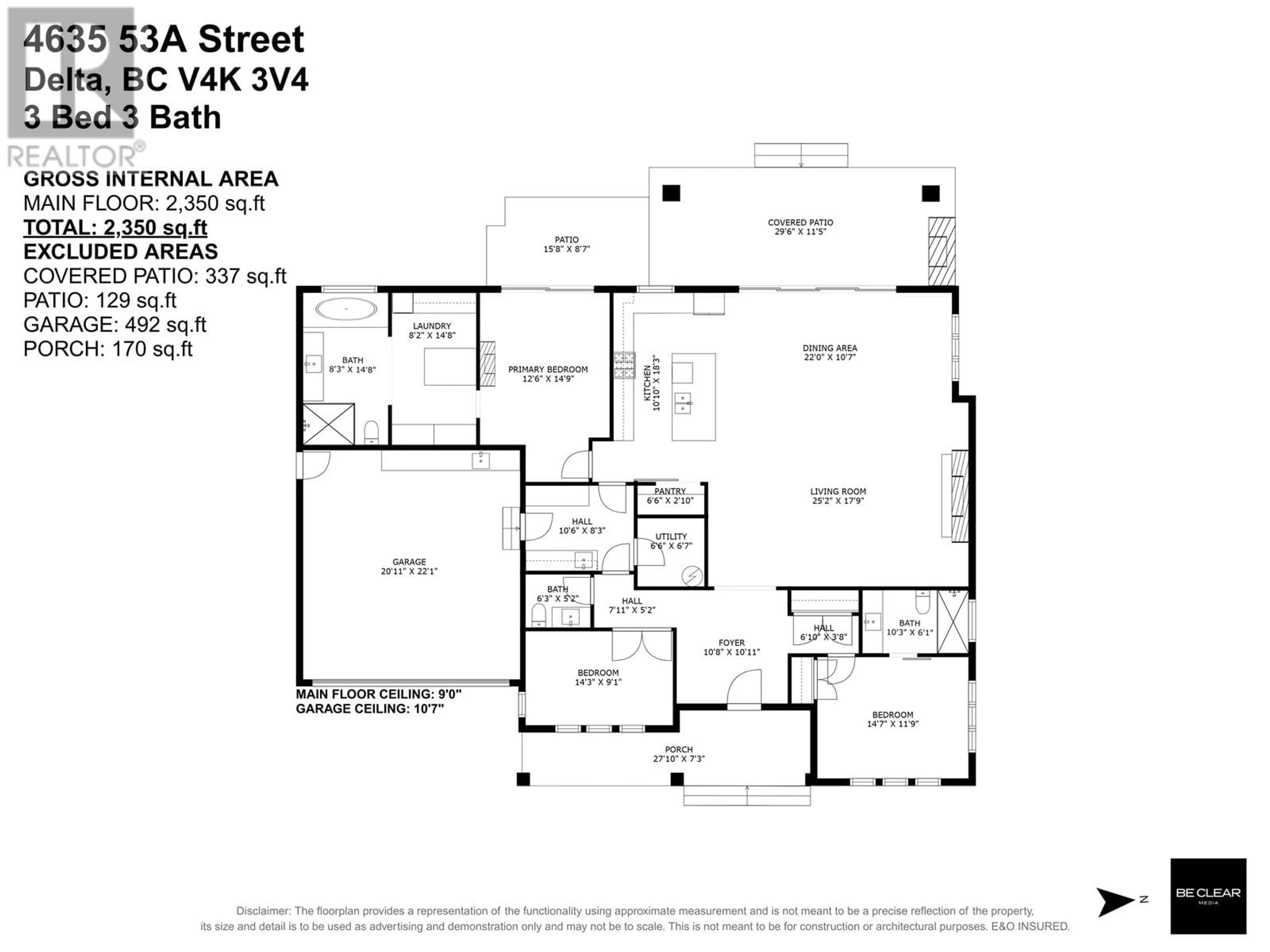 Floor plan for 4635 53A STREET, Delta British Columbia V4K3V4