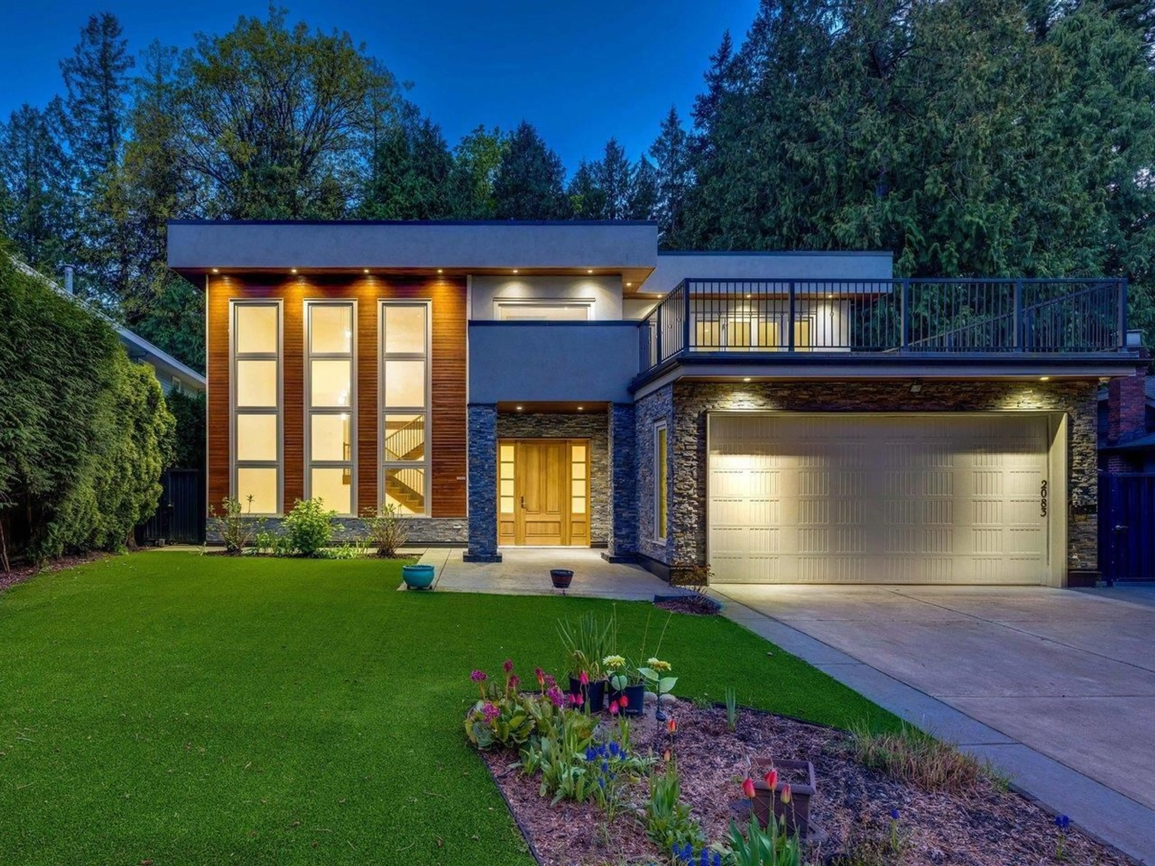 Home with brick exterior material, street for 2083 126, Surrey British Columbia V4A7E1