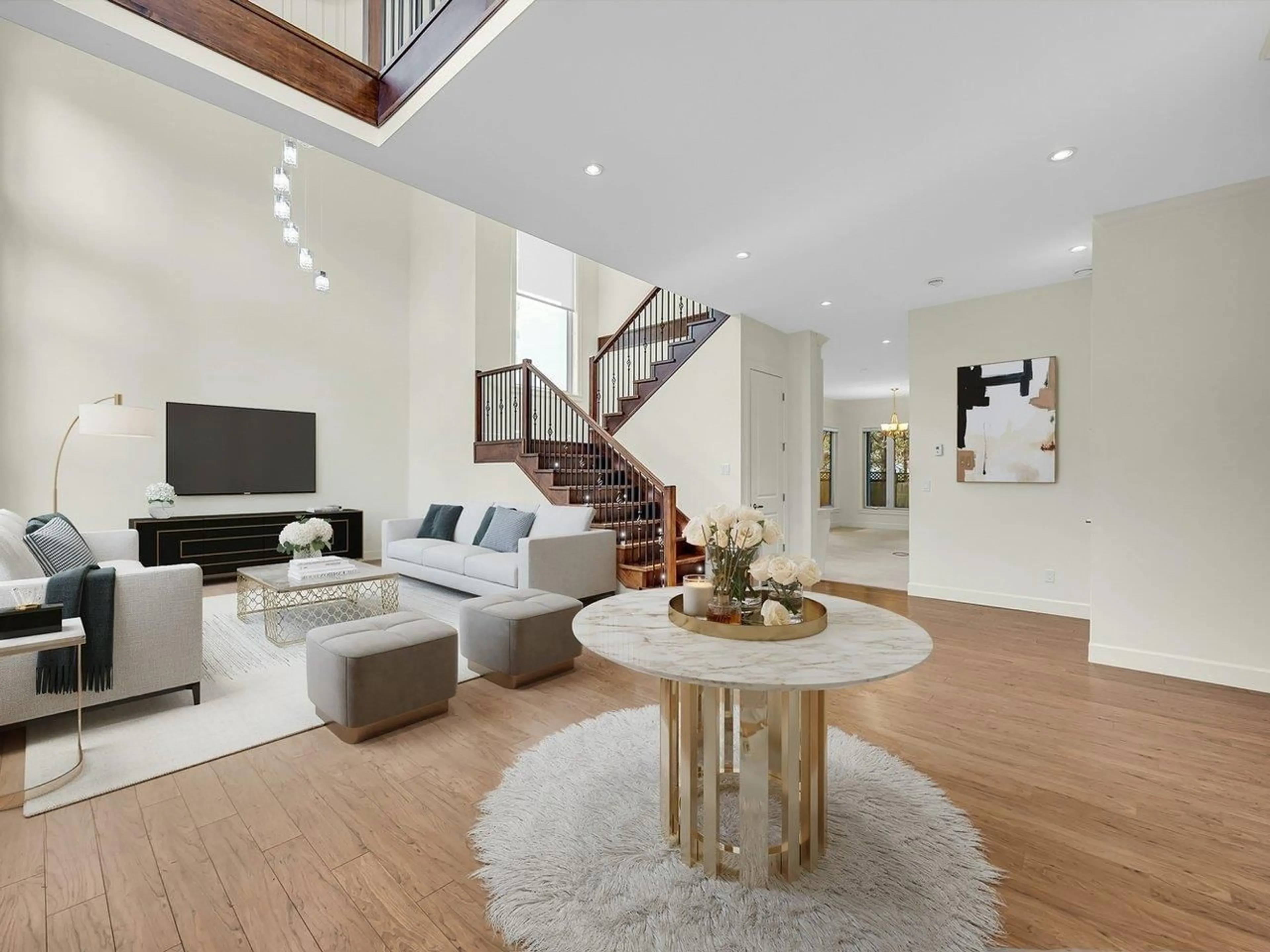 Living room with furniture, unknown for 2083 126, Surrey British Columbia V4A7E1