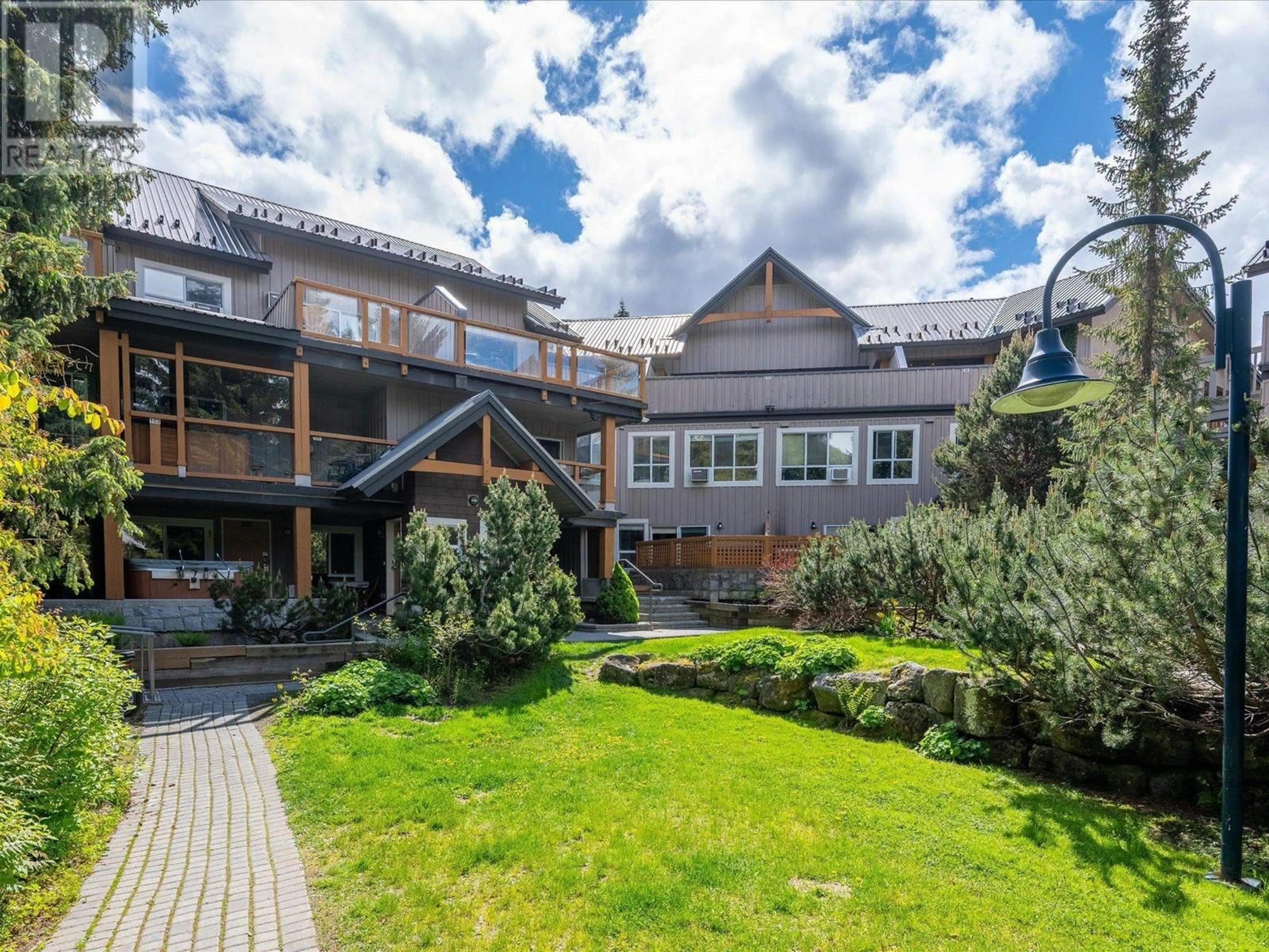 A pic from outside/outdoor area/front of a property/back of a property/a pic from drone, unknown for 98 - 4388 NORTHLANDS BOULEVARD, Whistler British Columbia V8E1C6