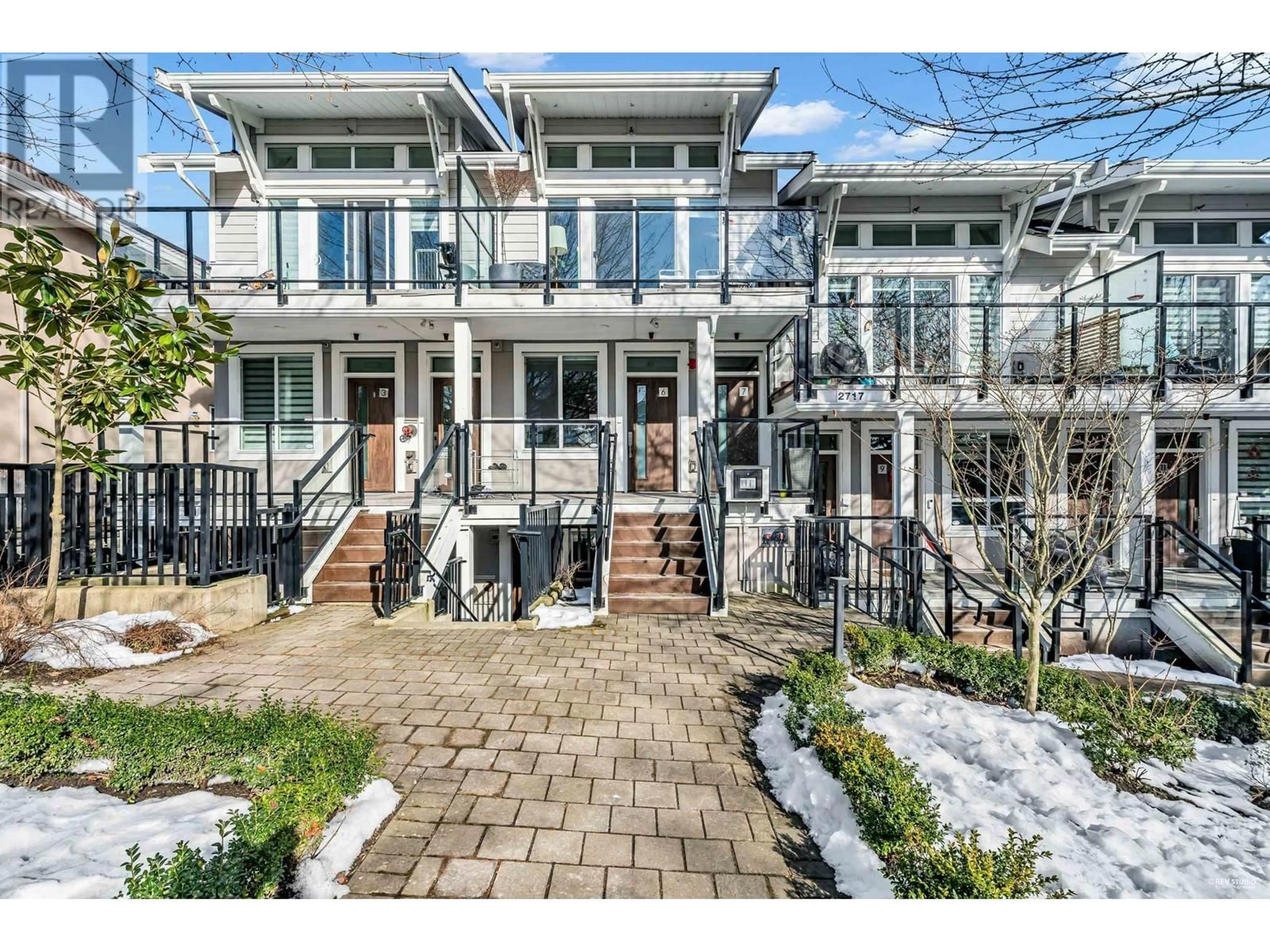 Home with brick exterior material, street for 6 - 2717 HORLEY STREET, Vancouver British Columbia V5R4R7
