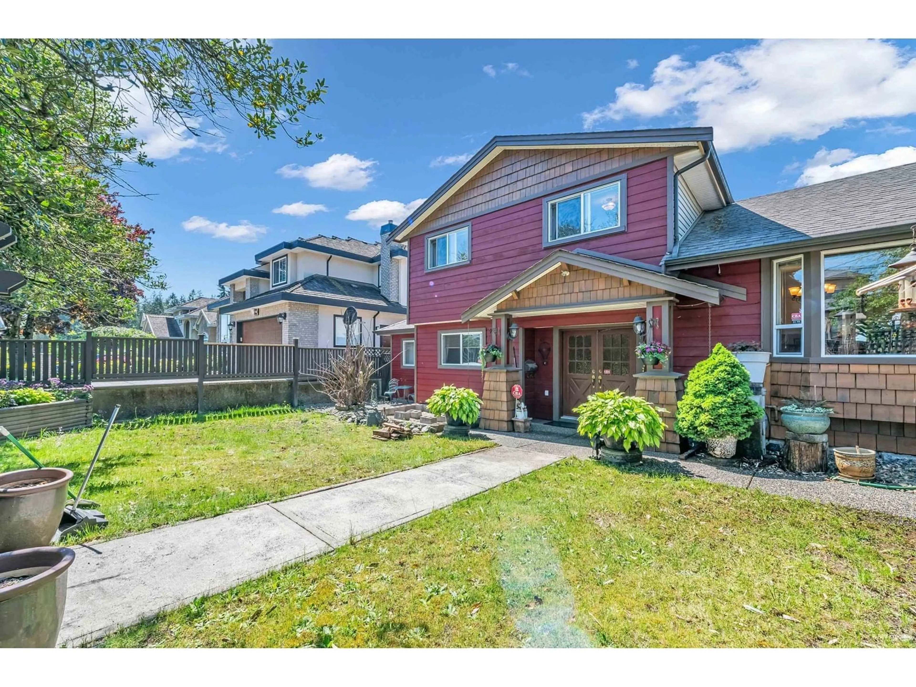 A pic from outside/outdoor area/front of a property/back of a property/a pic from drone, street for 6083 126, Surrey British Columbia V3X1V7