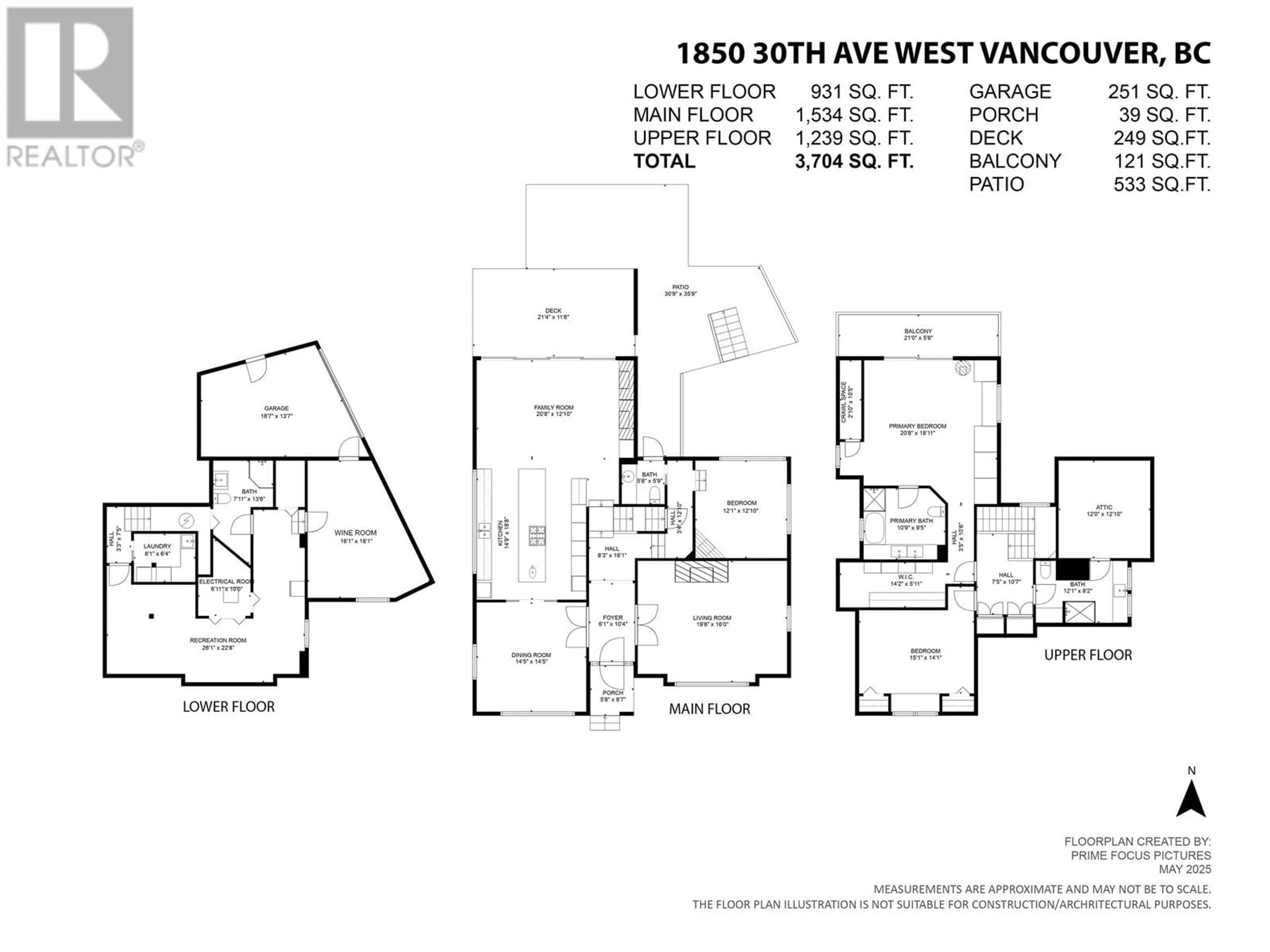 Floor plan for 1850 30TH AVENUE, Vancouver British Columbia V6J3A3