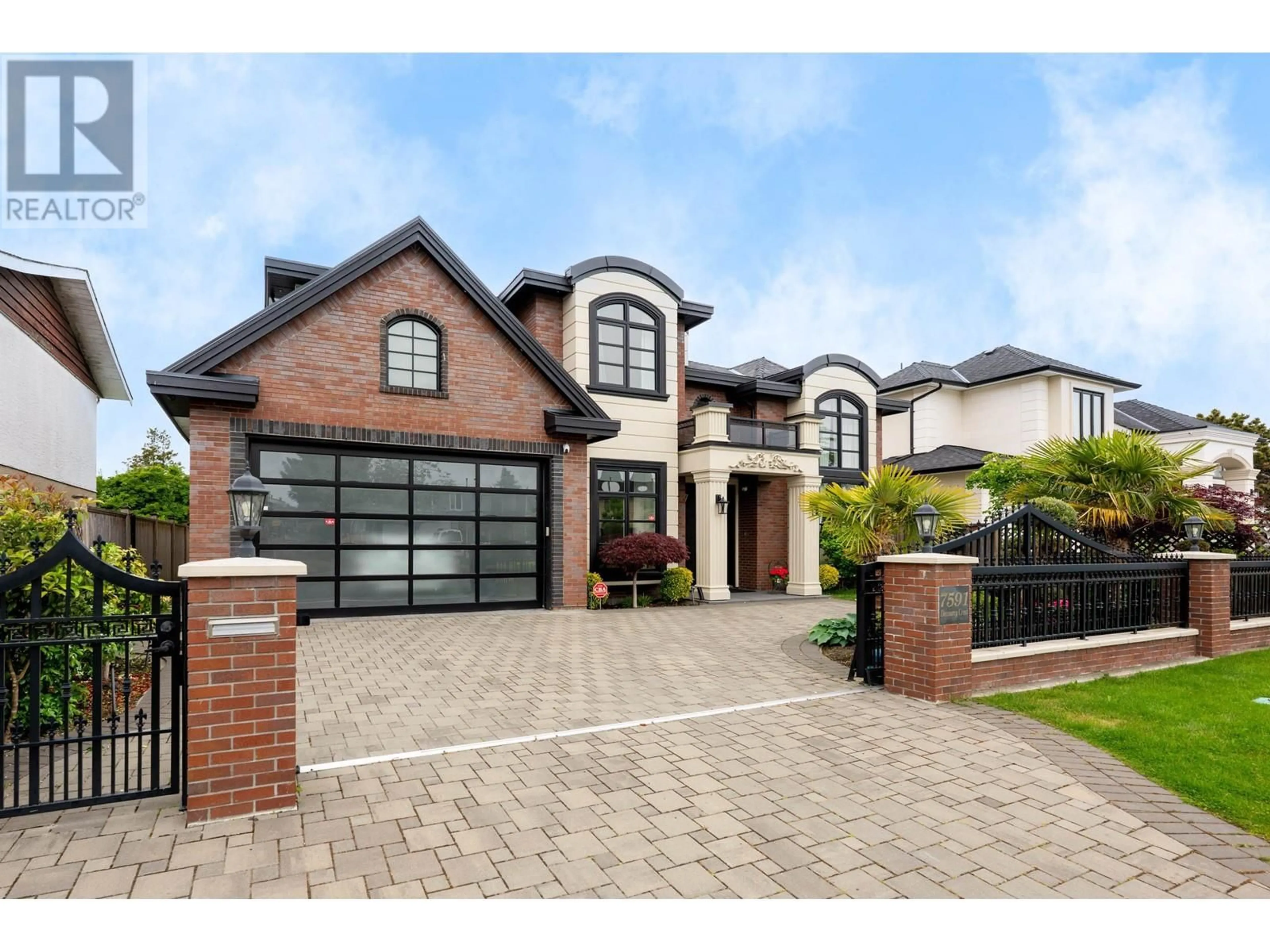 Home with brick exterior material, street for 7591 DECOURCY CRESCENT, Richmond British Columbia V7C4G2