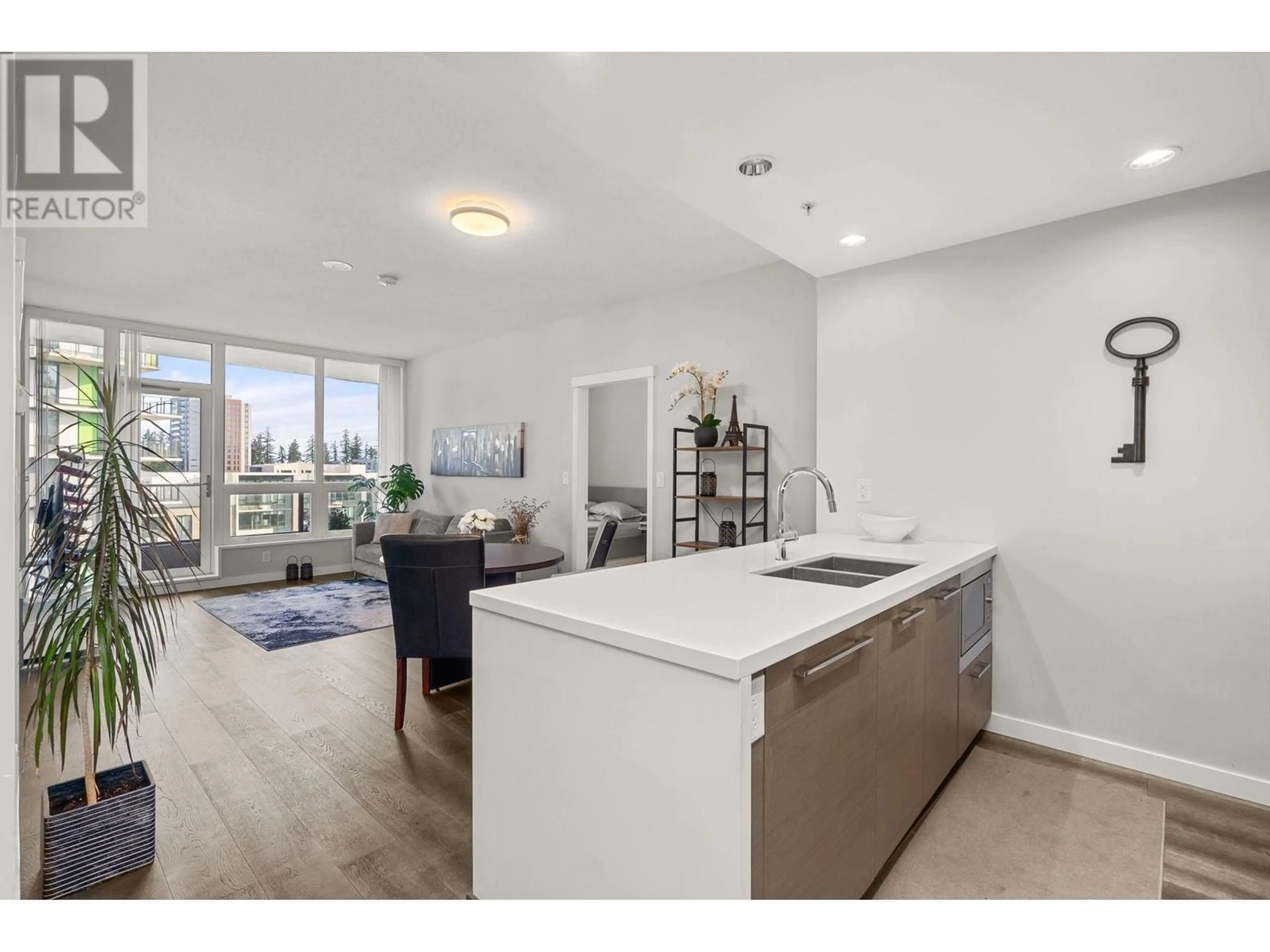 Open concept kitchen, unknown for 606 - 5628 BIRNEY AVENUE, Surrey British Columbia V6S0H7