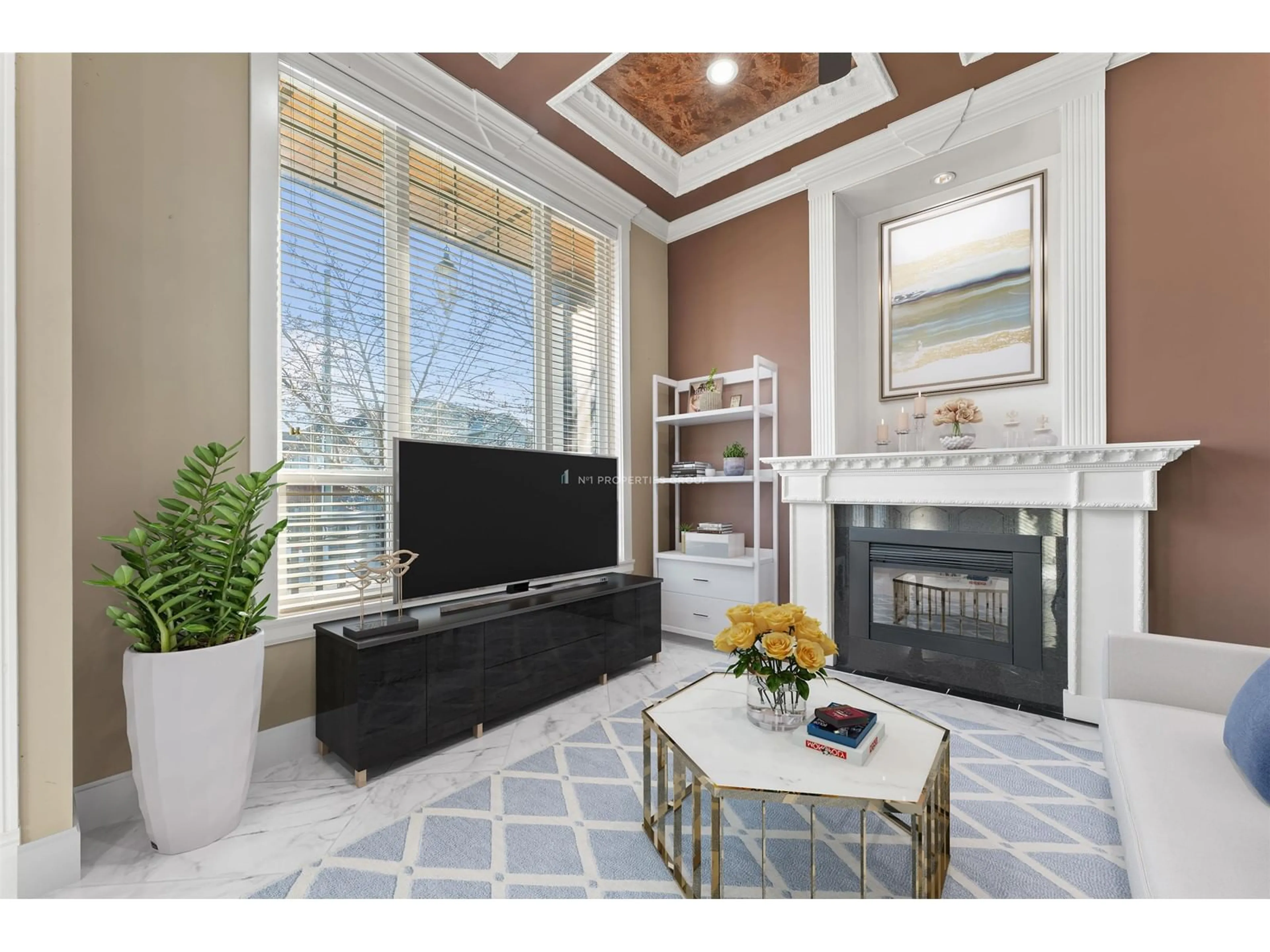 Living room with furniture, ceramic/tile floor for 12567 66 AVE, Surrey British Columbia V3W1V6