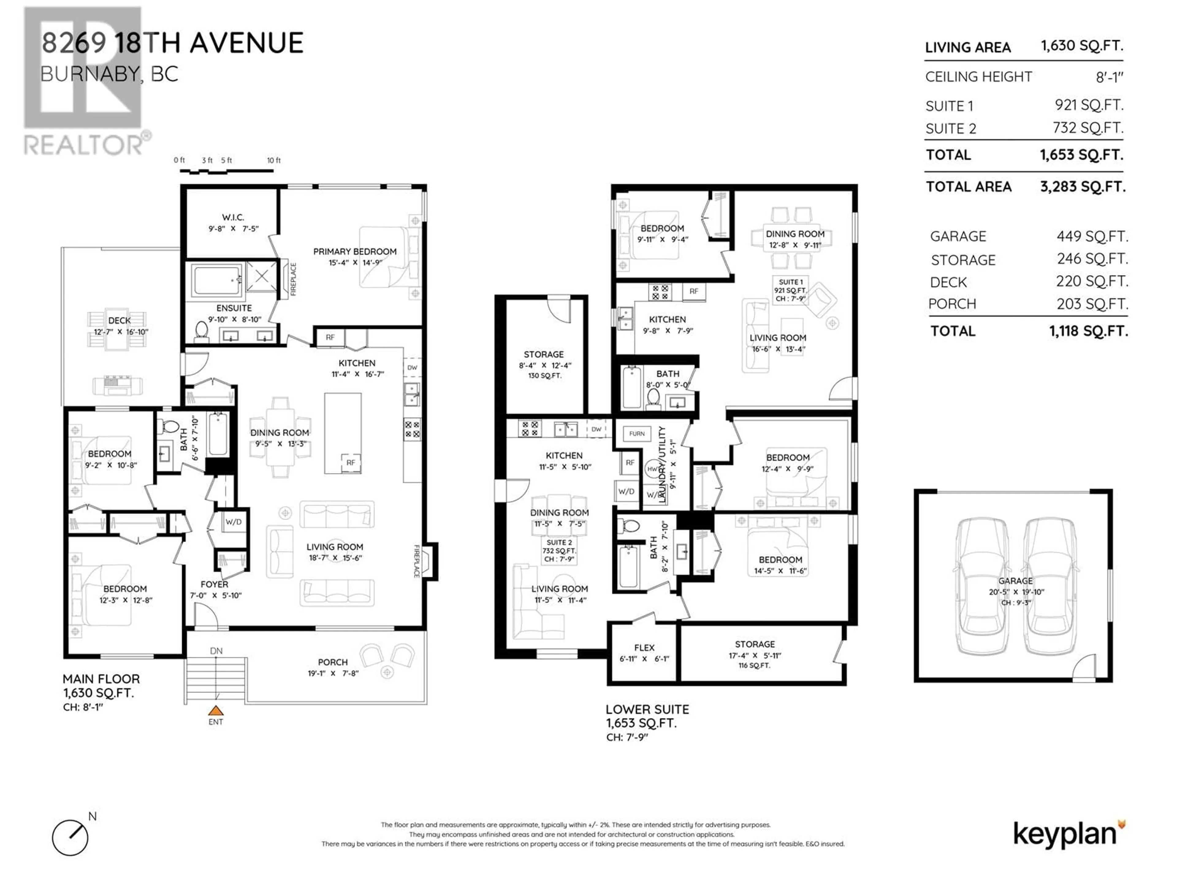 Floor plan for 8269 18TH AVENUE, Burnaby British Columbia V3N1K4
