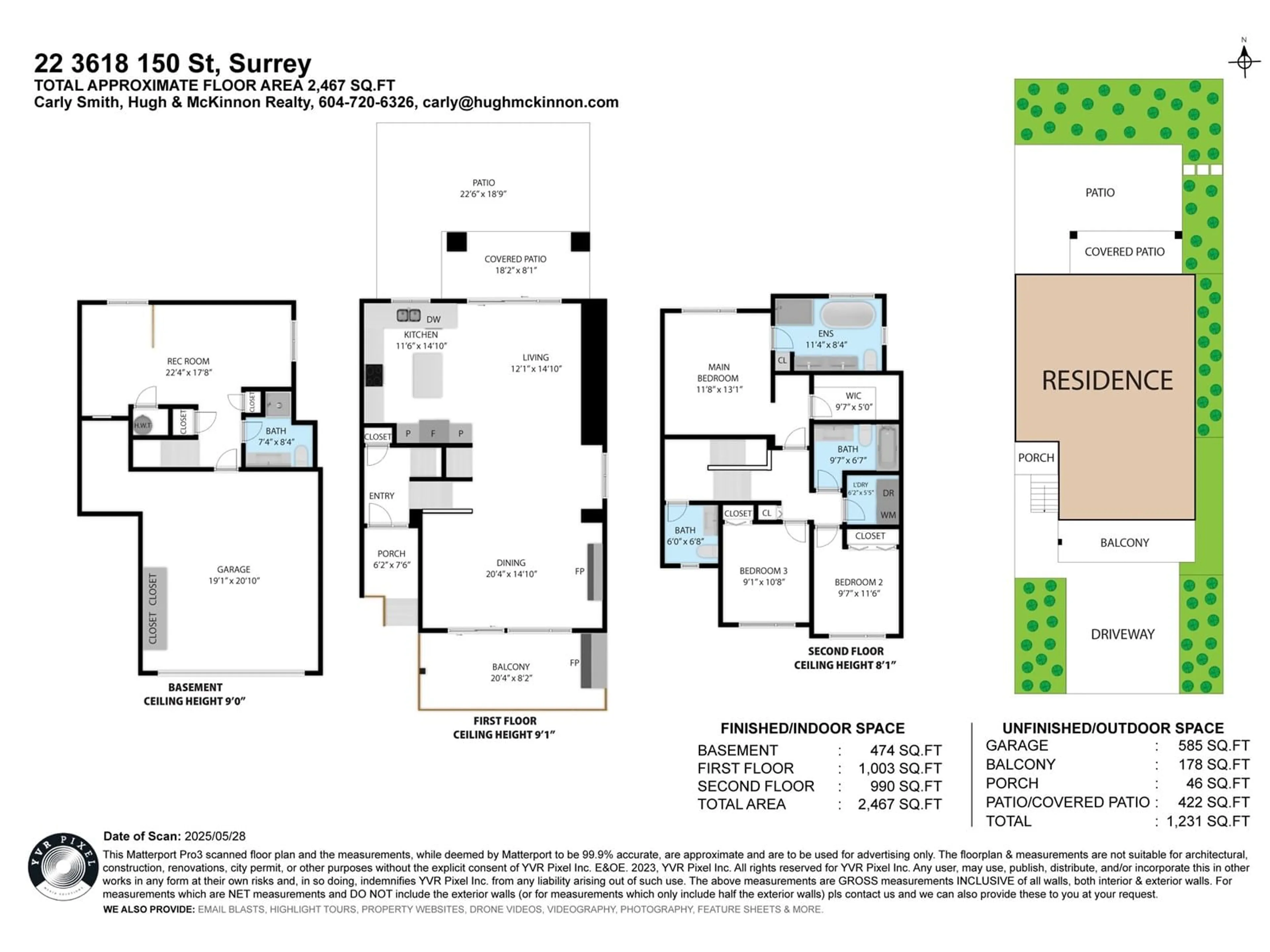 Floor plan for 22 - 3618 150, Surrey British Columbia V3Z0W3