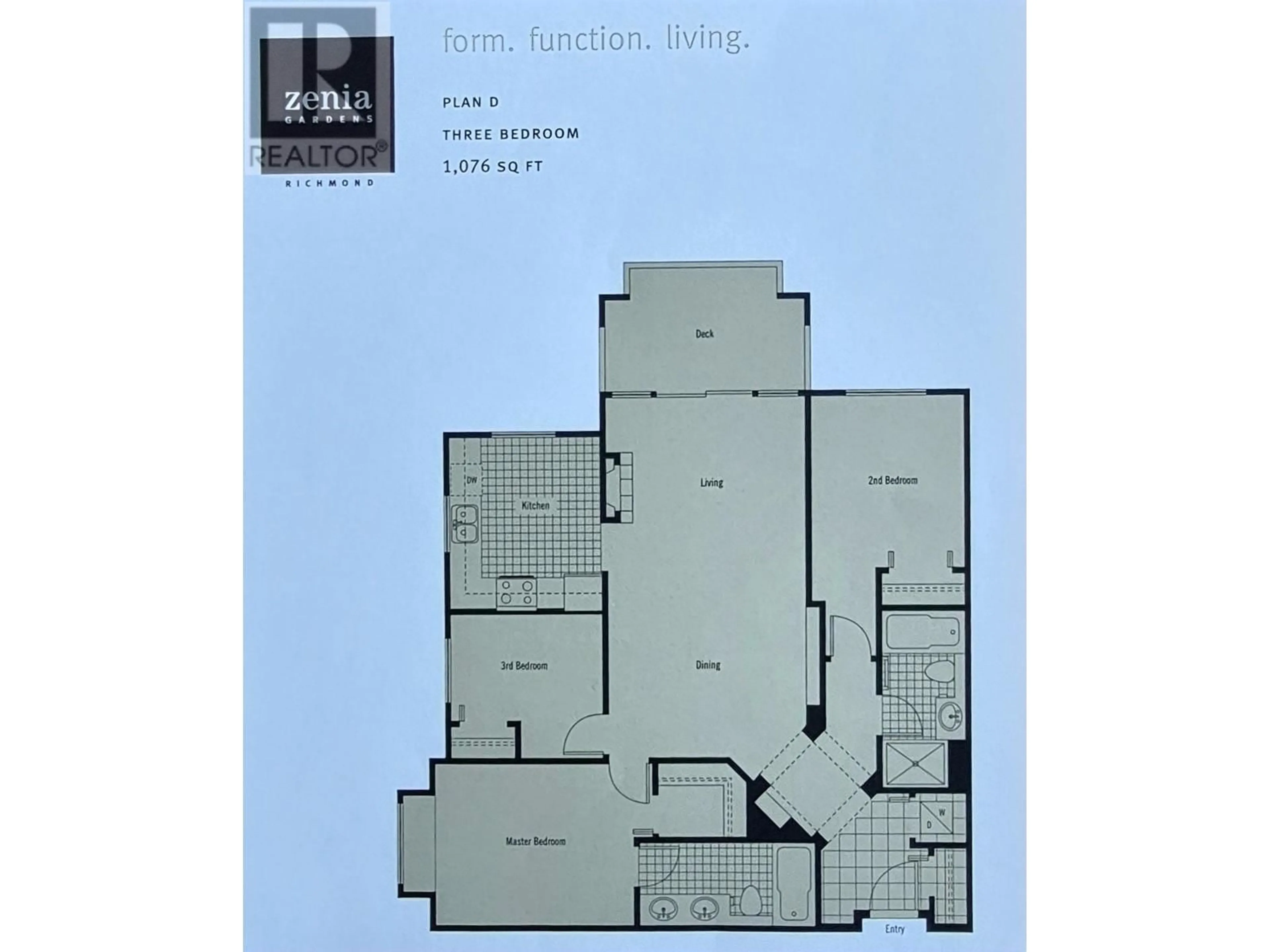 Floor plan for 221 - 8120 JONES ROAD, Richmond British Columbia V6Y4K7
