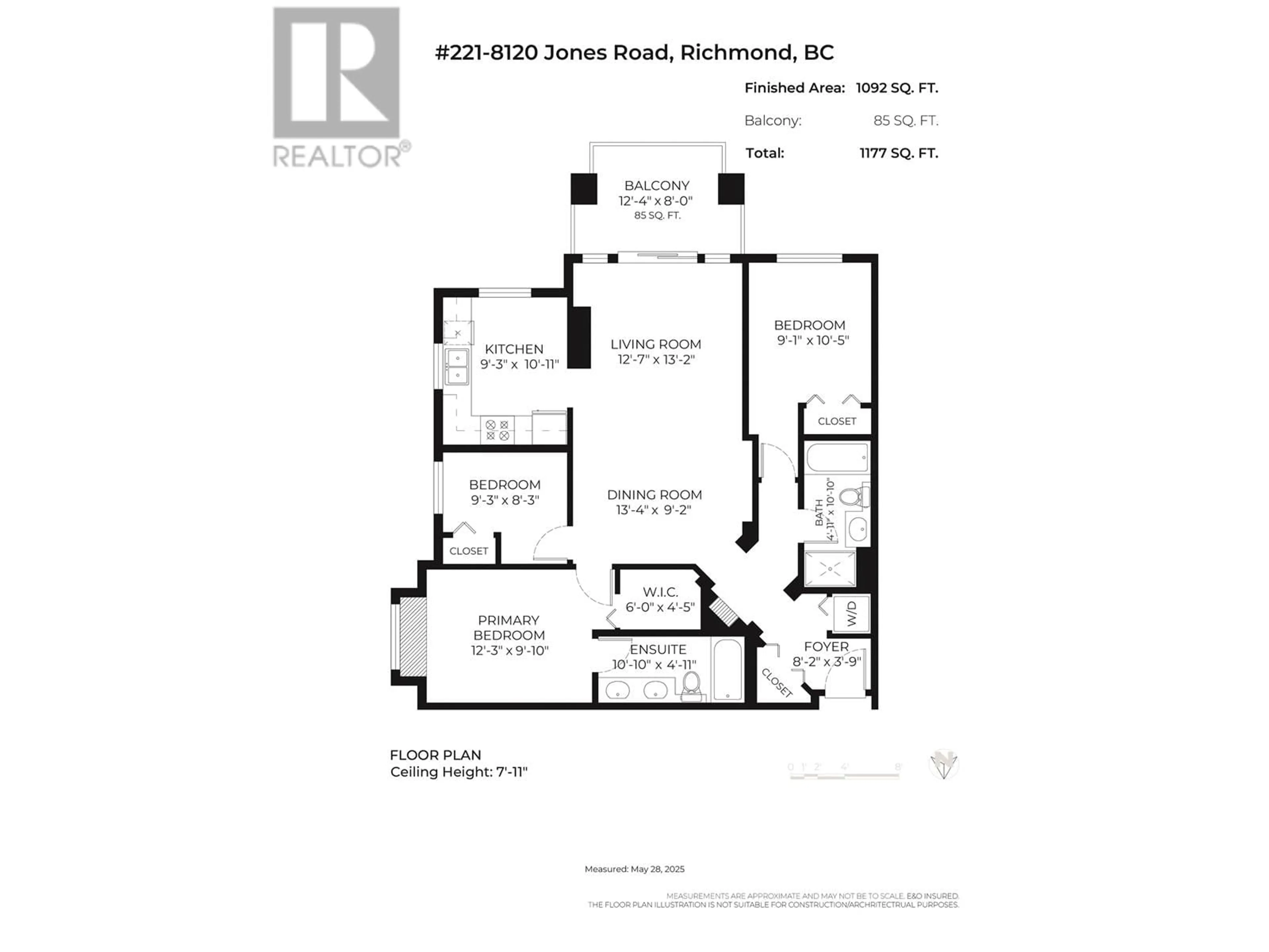 Floor plan for 221 - 8120 JONES ROAD, Richmond British Columbia V6Y4K7