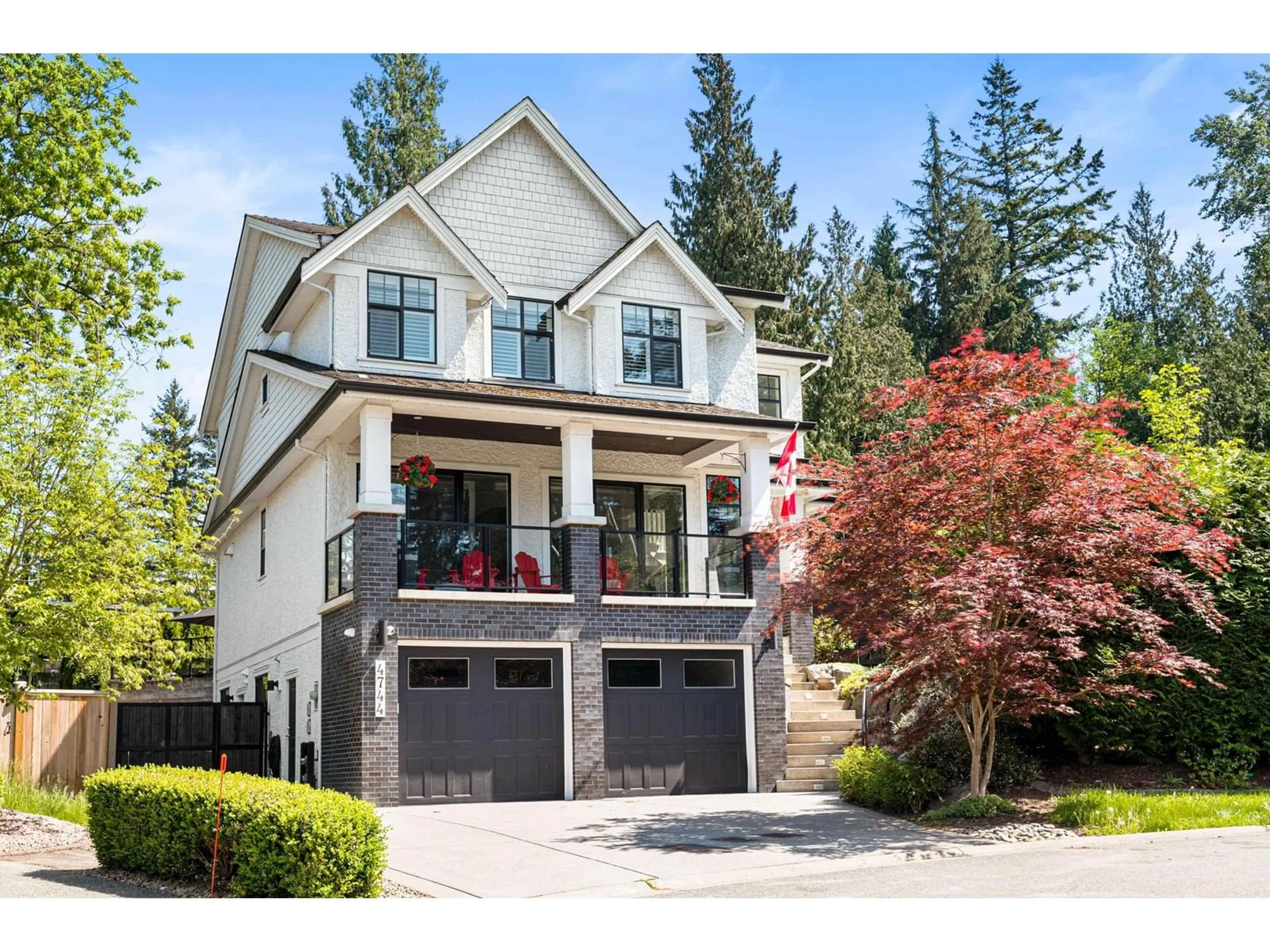 Home with brick exterior material, street for 4744 204A, Langley British Columbia V3A0E7