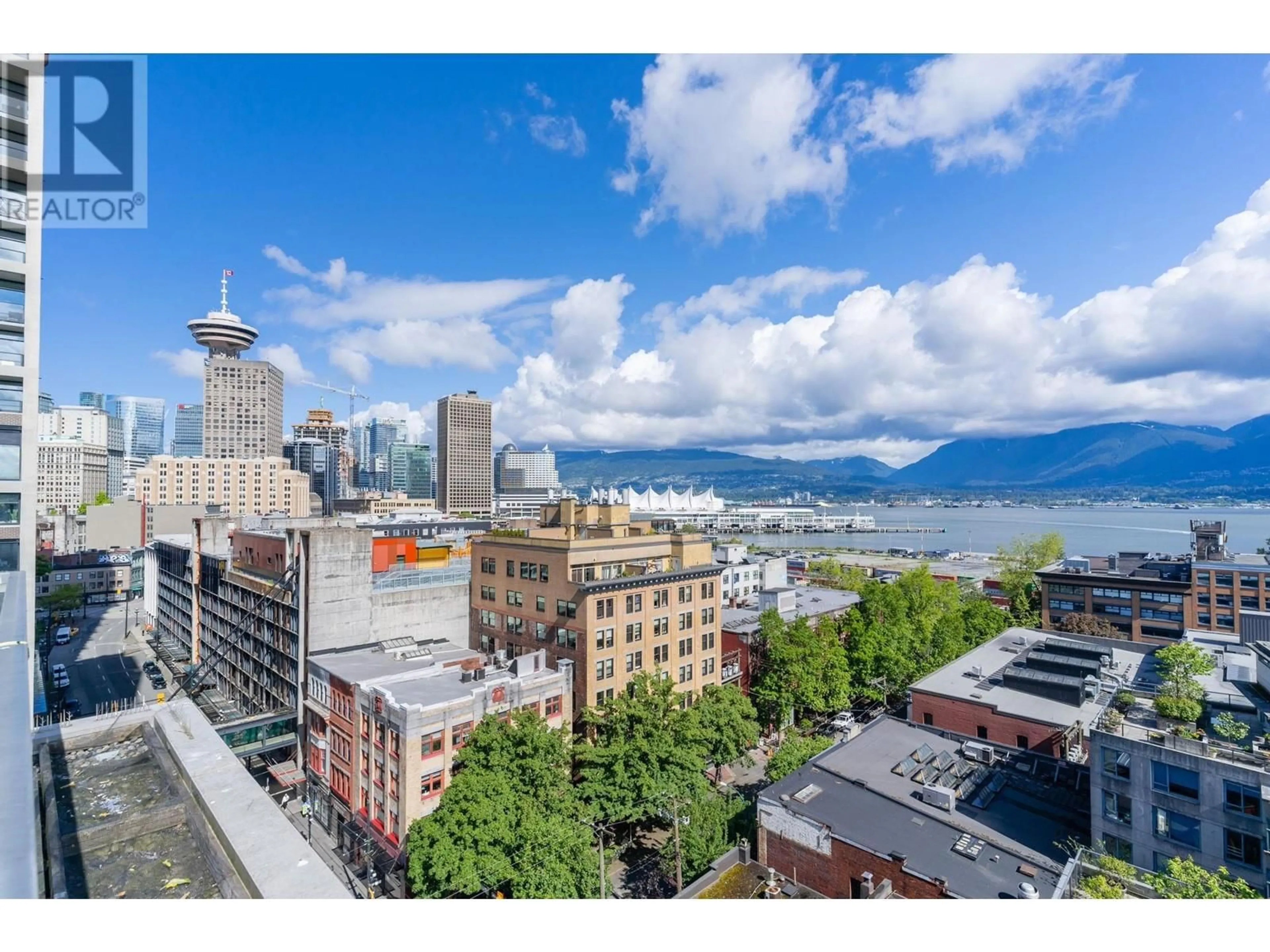A pic from outside/outdoor area/front of a property/back of a property/a pic from drone, city buildings view from balcony for 809 - 66 CORDOVA STREET, Vancouver British Columbia V6B0L2