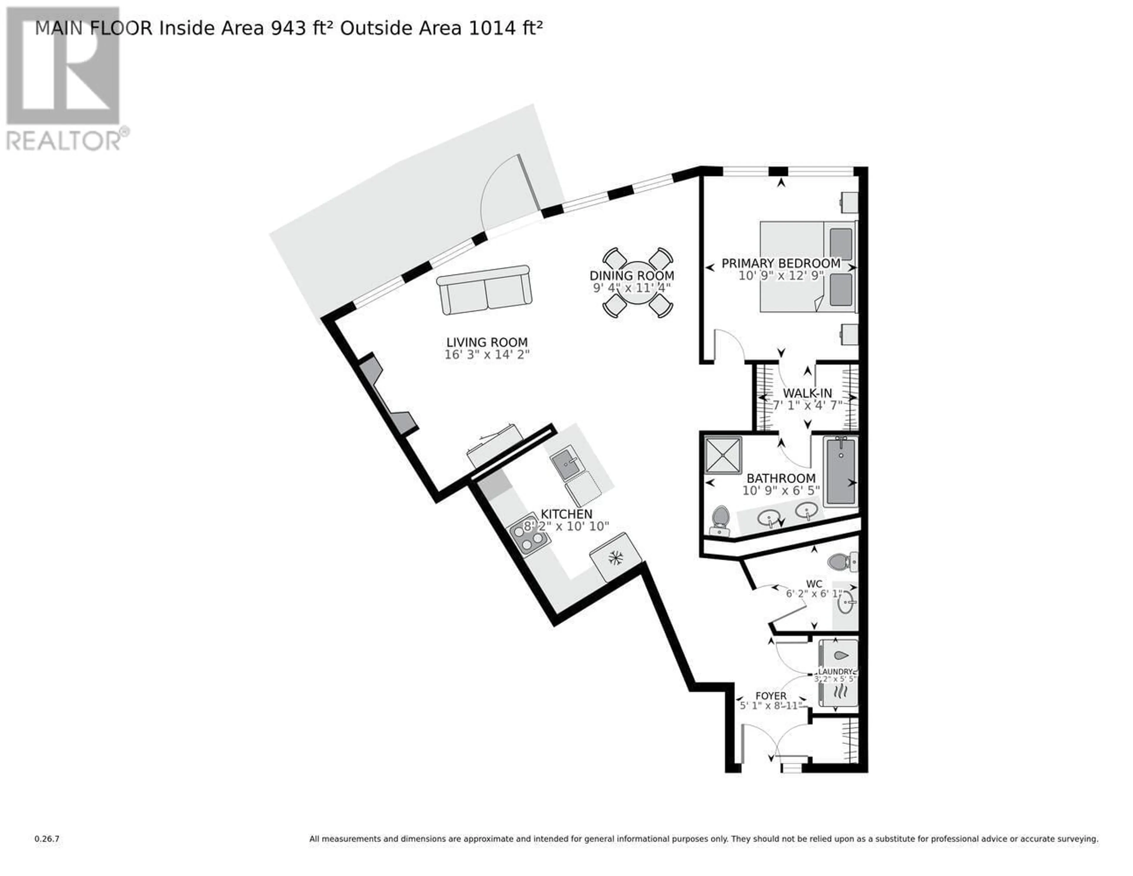 Floor plan for 302 - 5780 MARINE WAY, Sechelt British Columbia V7Z0L8