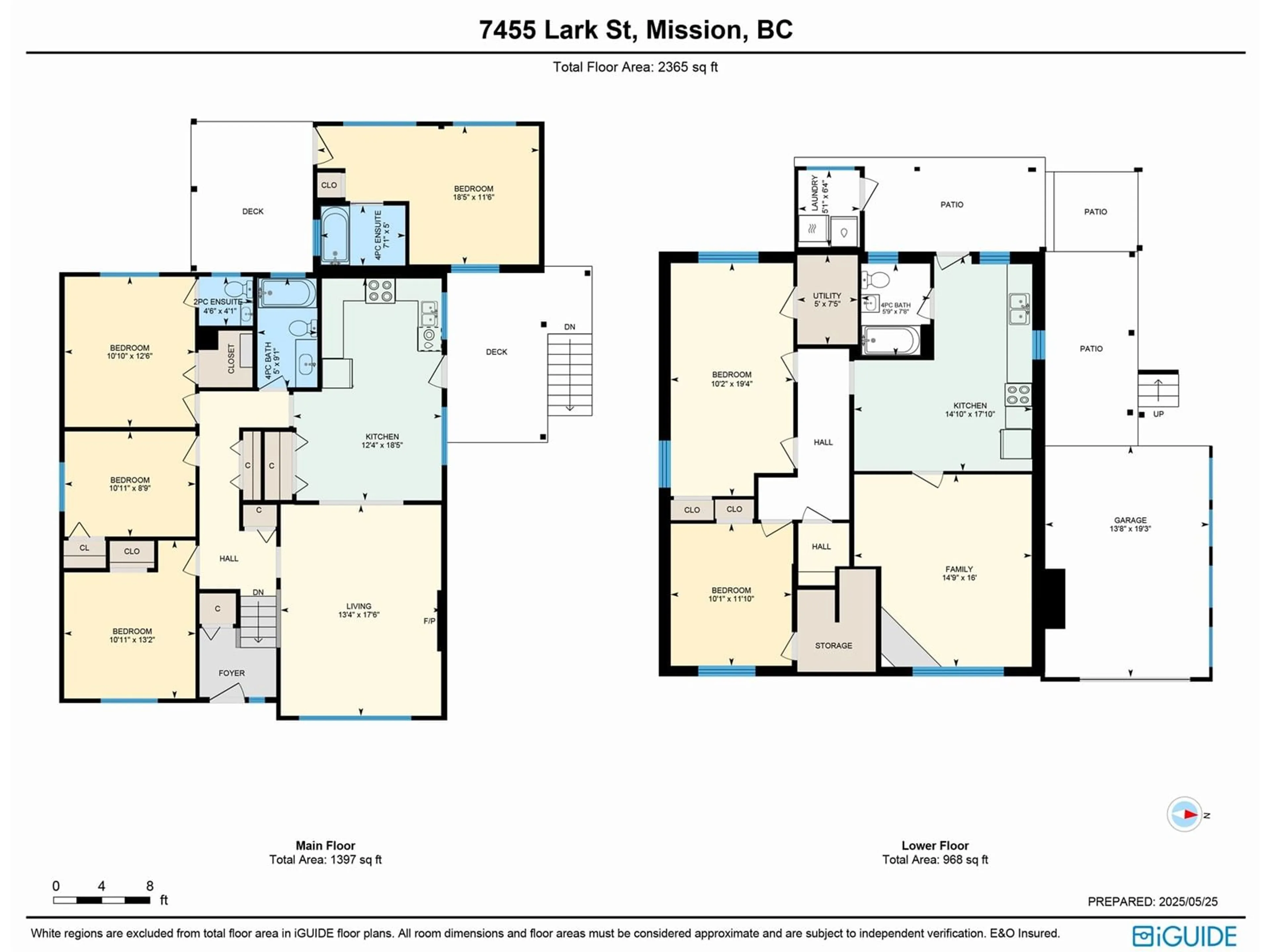 Floor plan for 7455 LARK, Mission British Columbia V2V4T6