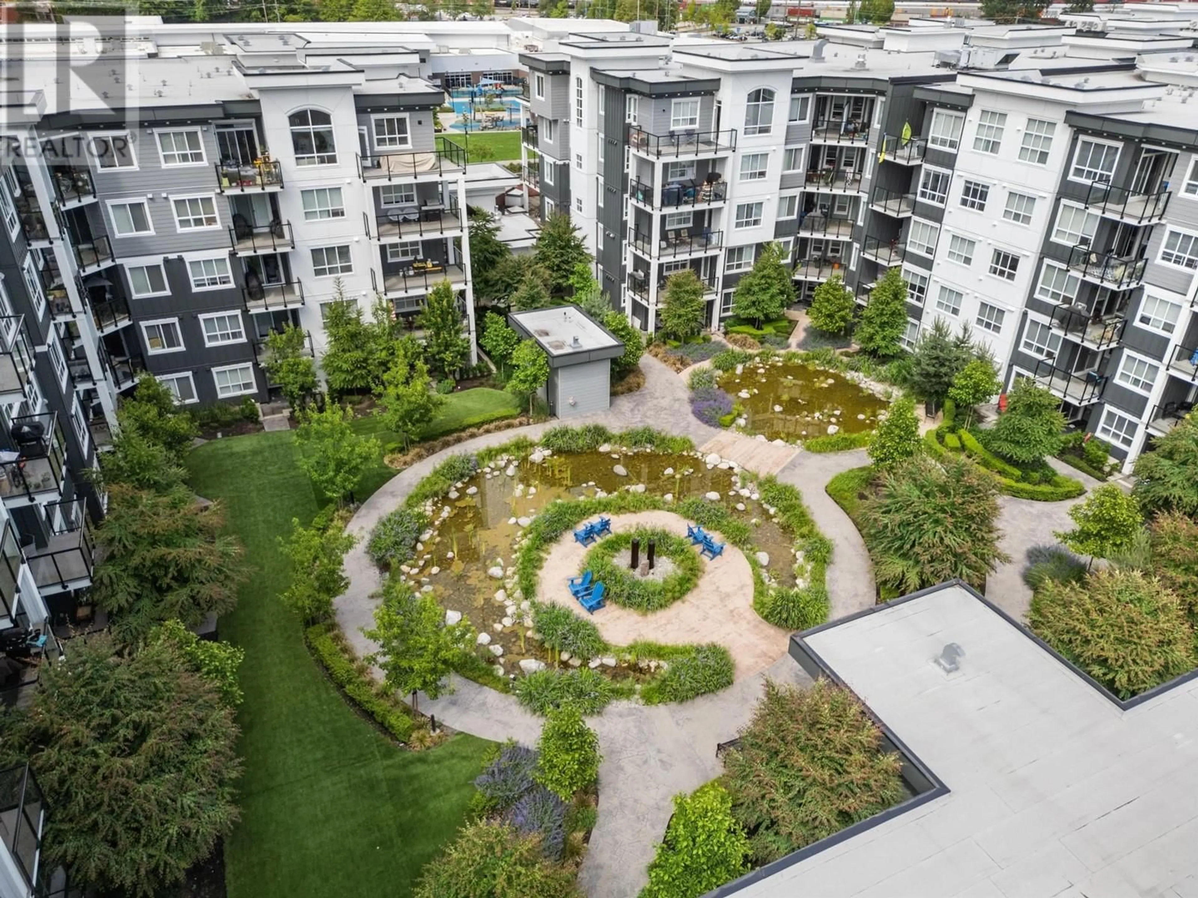 A pic from outside/outdoor area/front of a property/back of a property/a pic from drone, city buildings view from balcony for 4222 - 2180 KELLY AVENUE, Port Coquitlam British Columbia V3C0L1