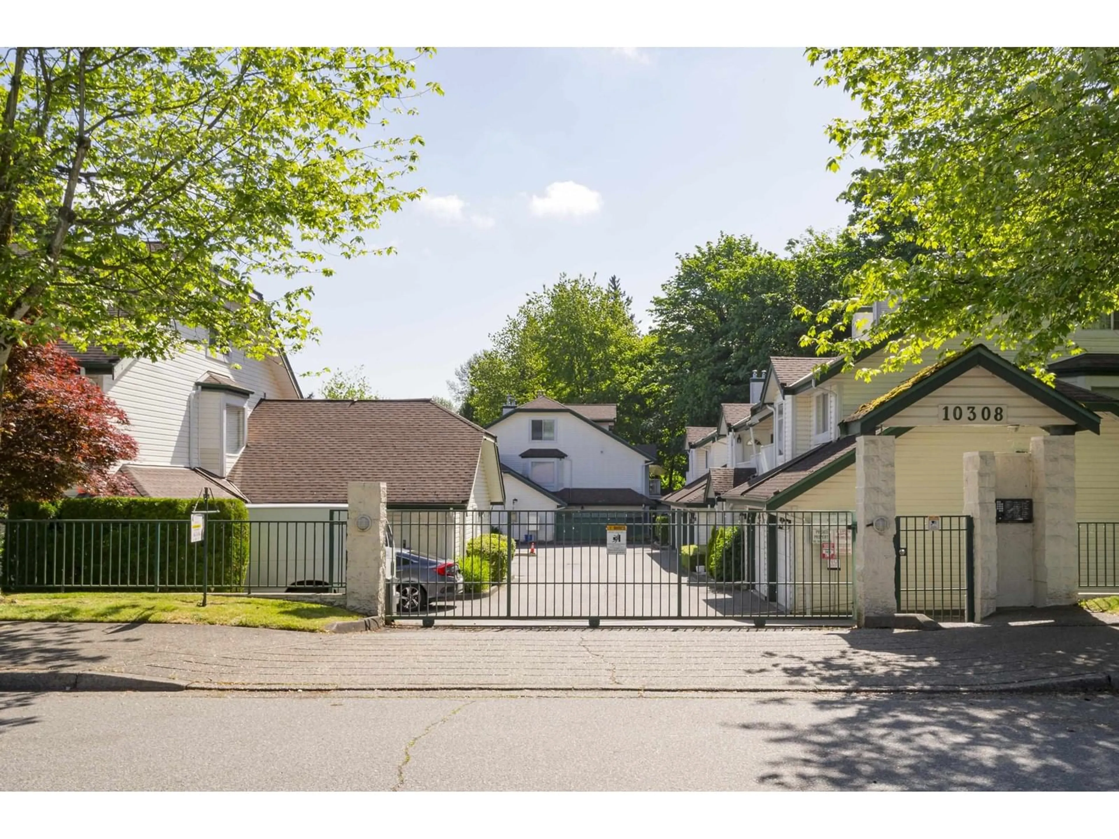 A pic from outside/outdoor area/front of a property/back of a property/a pic from drone, street for 109 - 10308 155A, Surrey British Columbia V3R4K5