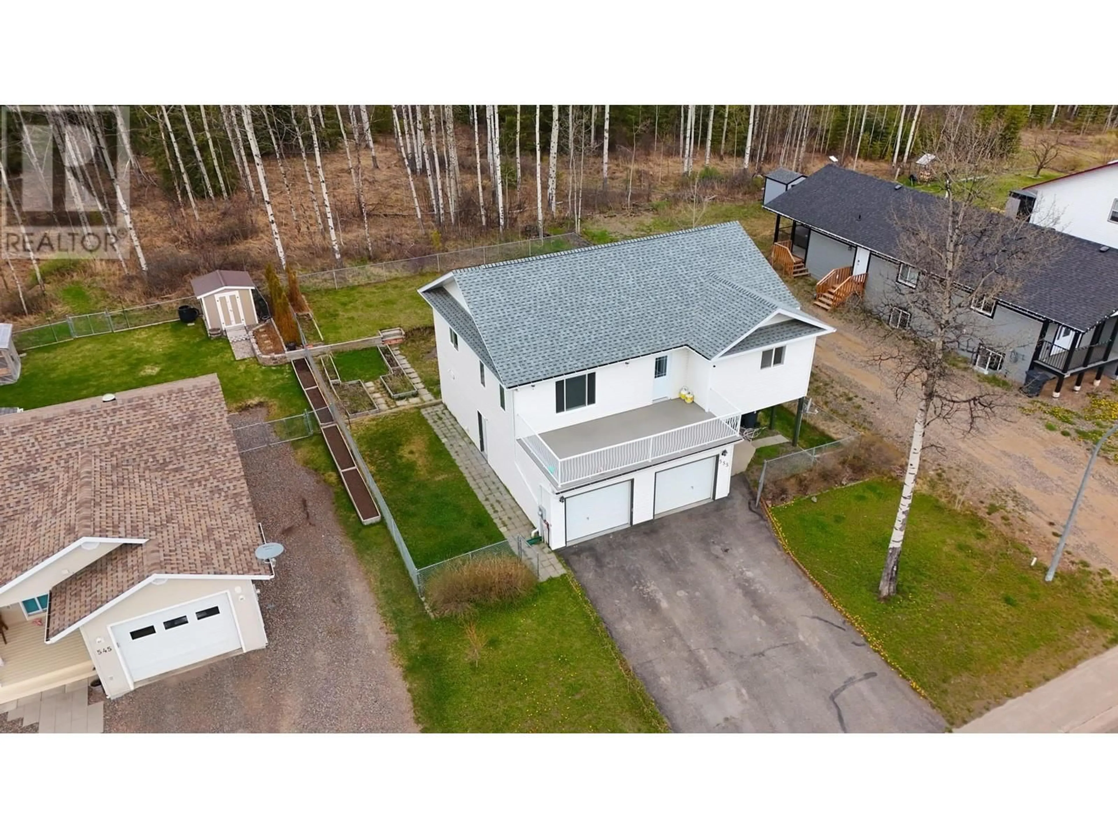 A pic from outside/outdoor area/front of a property/back of a property/a pic from drone, building for 555 9TH AVENUE, Burns Lake British Columbia V0J1E0