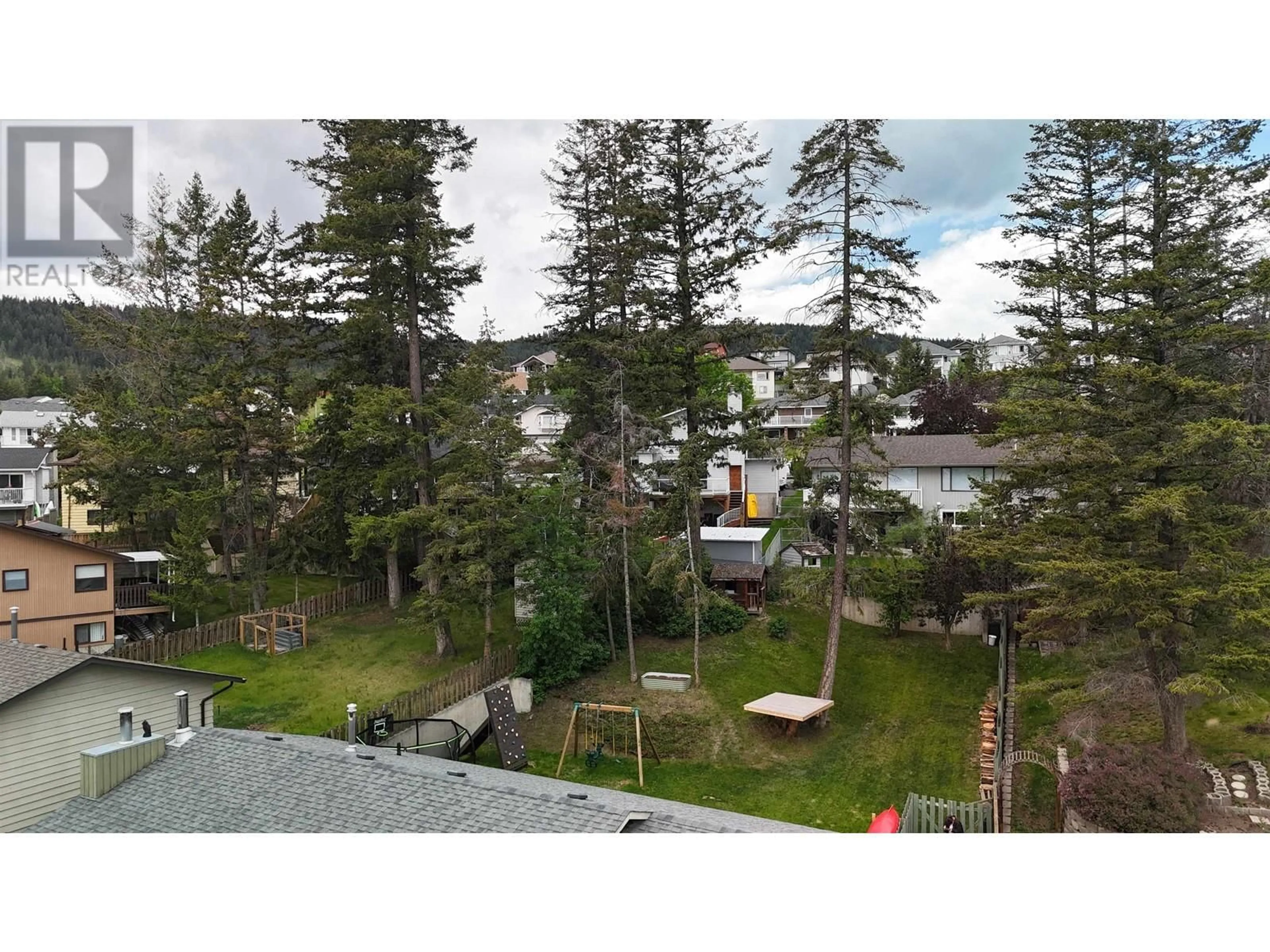 A pic from outside/outdoor area/front of a property/back of a property/a pic from drone, forest/trees view for 87 WESTRIDGE DRIVE, Williams Lake British Columbia V2G5K3