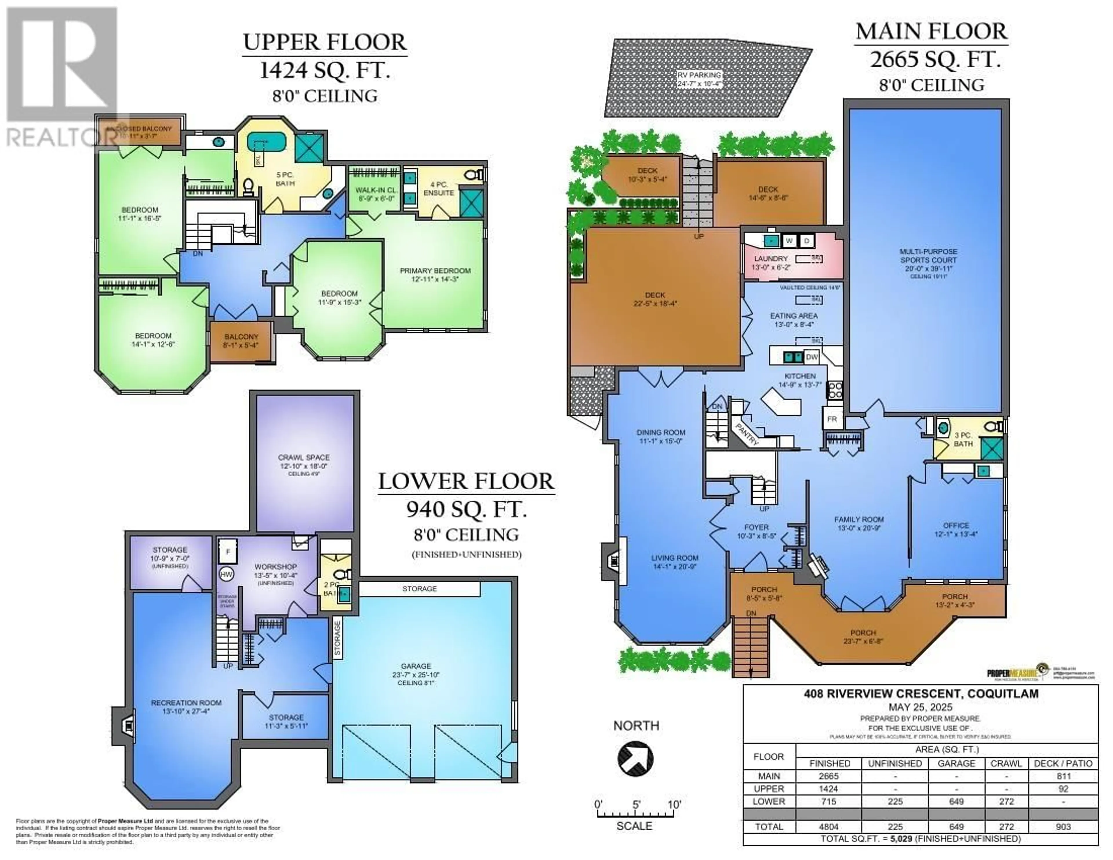 Floor plan for 408 RIVERVIEW CRESCENT, Coquitlam British Columbia V3C4X8