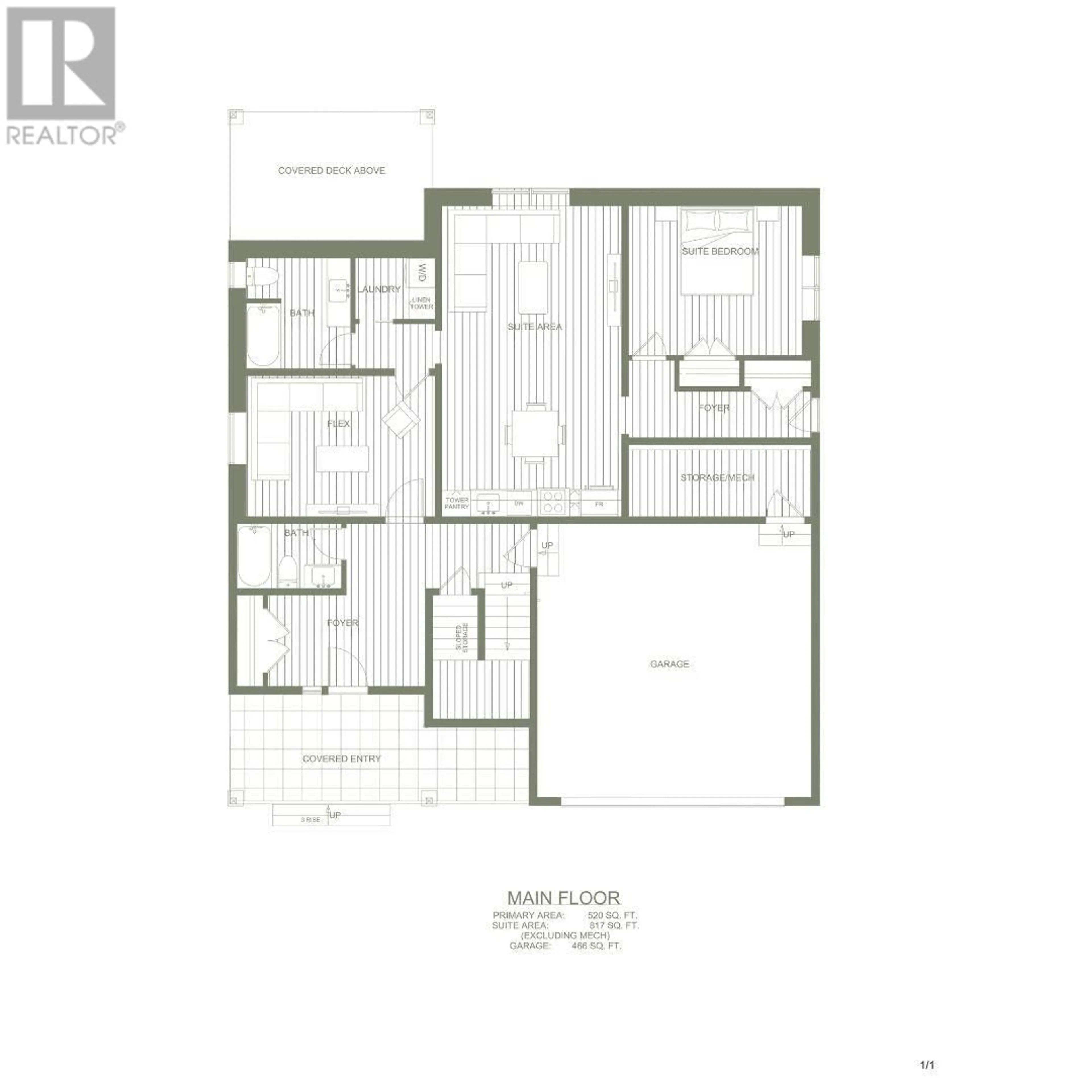 Floor plan for 5089 HEADLAND HEIGHTS, Prince George British Columbia V2N5L1