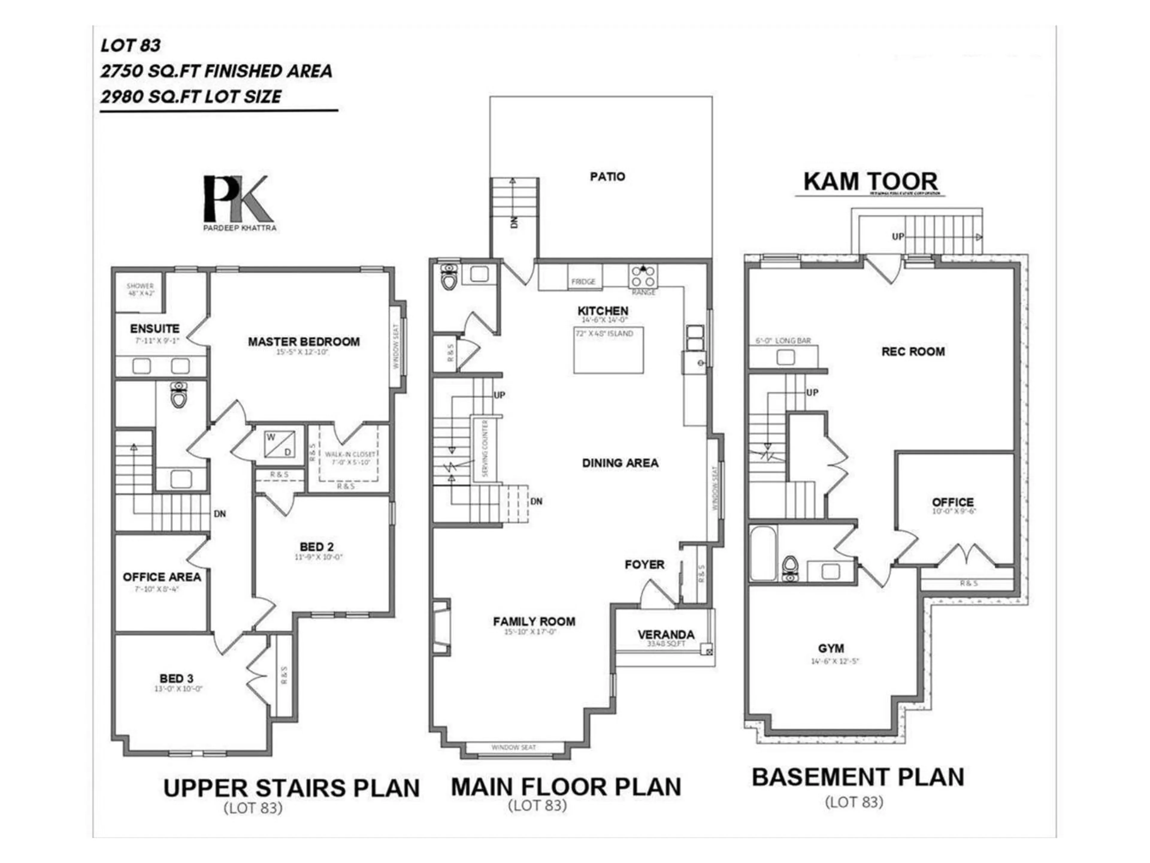 Floor plan for 20489 74B, Langley British Columbia V2Y1V5