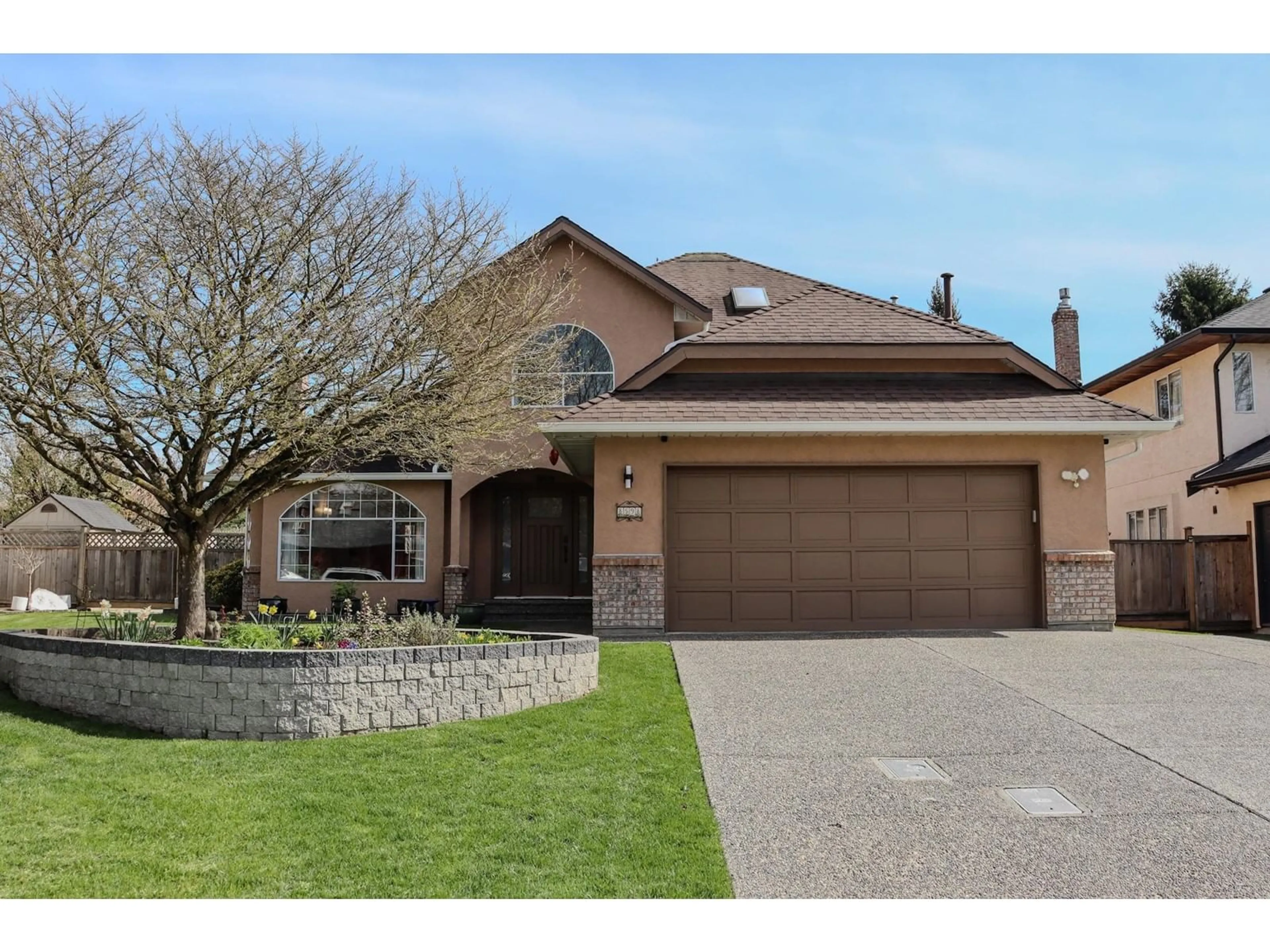 Home with brick exterior material, street for 8598 142A, Surrey British Columbia V3W0S6
